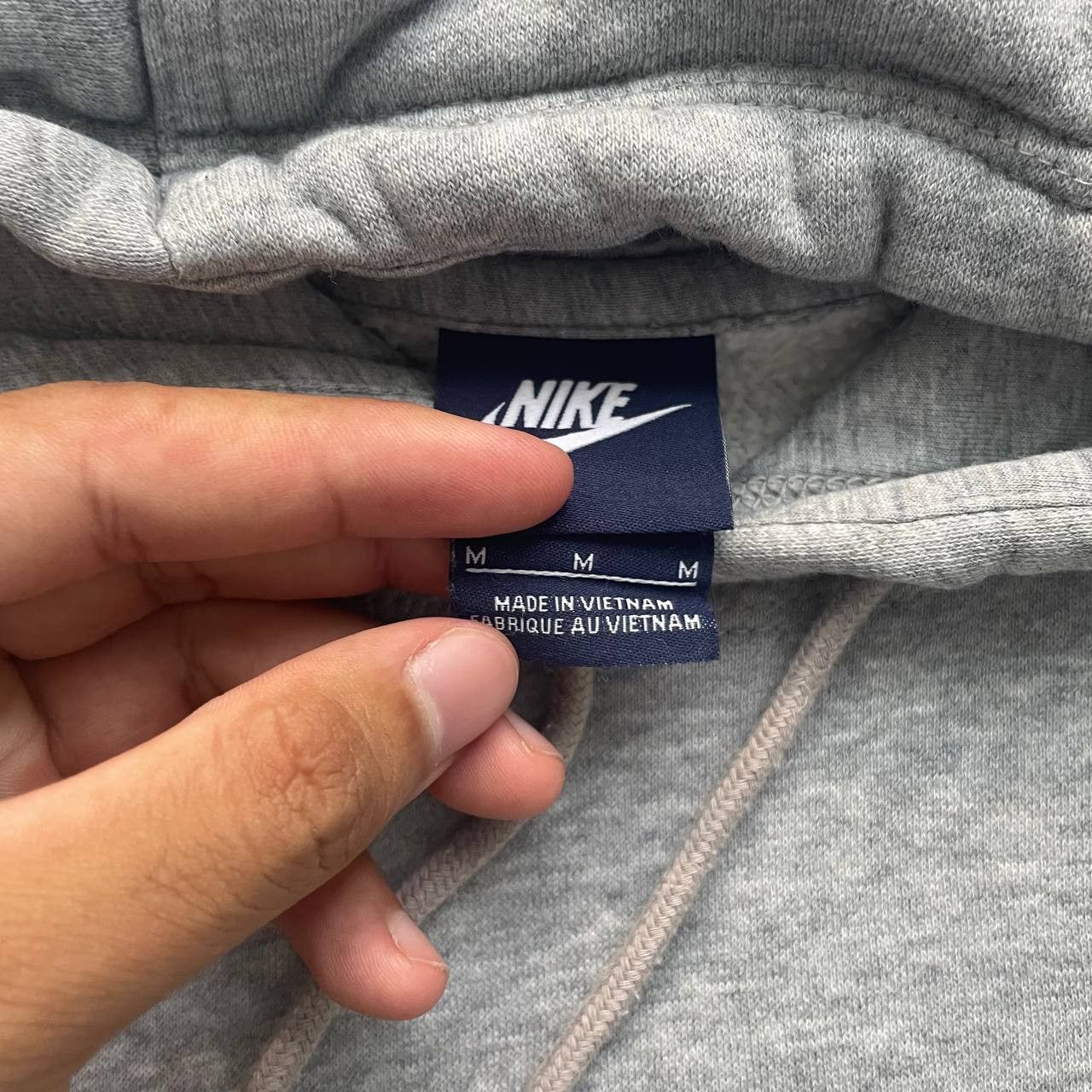 Nike × Vintage Vintage Nike Hoodie Grey Small Swoosh Logo Size US M / EU 48-50 / 2 - 4 Thumbnail