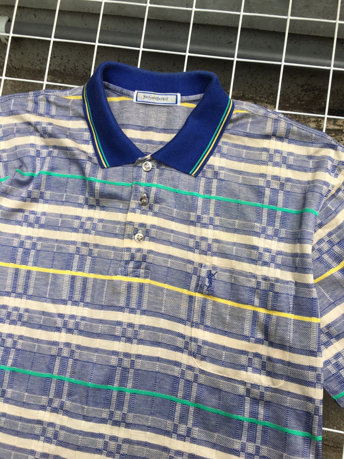 Yves Saint Laurent Vintage Yves Saint Laurent Polo shirt Size US M / EU 48-50 / 2 - 2 Thumbnail