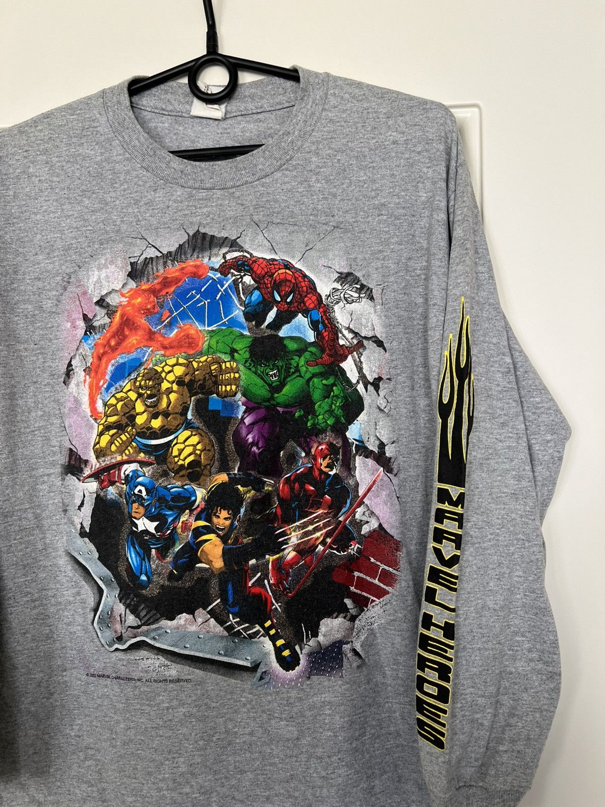 Marvel Comics Vintage 2002 Marvel Sweatshirt comics tee Size M Size US M / EU 48-50 / 2 - 2 Thumbnail