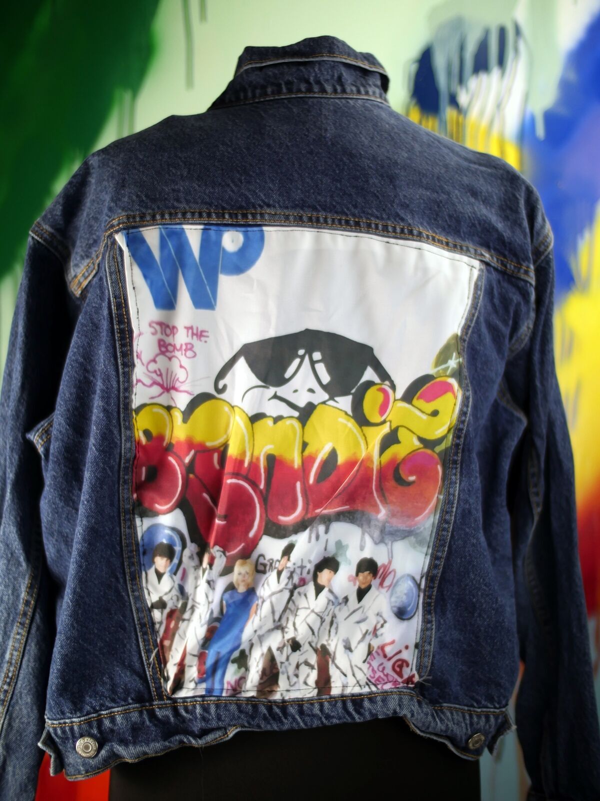 Old Navy Blondie 80's Denim Jean jacket Size US L / EU 52-54 / 3 - 2 Thumbnail