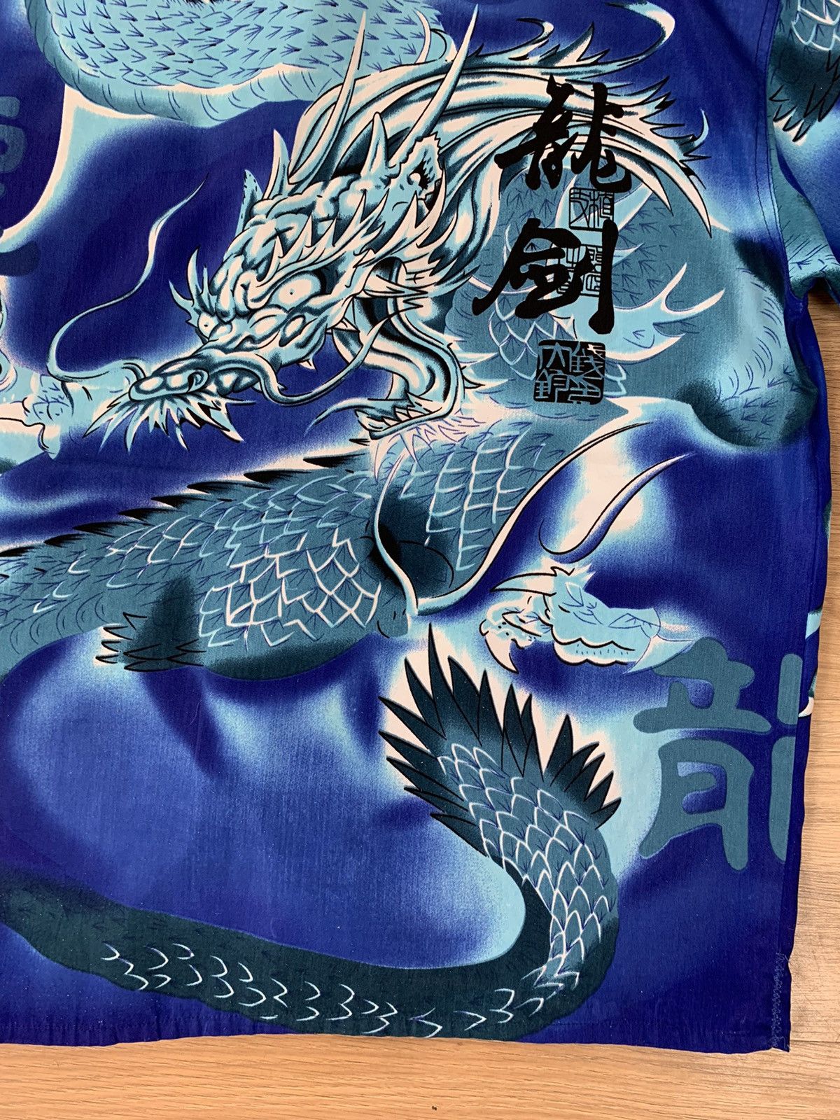 Vintage Vintage Y2K Japanese Style Dragon Button Up Shirt Size US XL / EU 56 / 4 - 21 Thumbnail