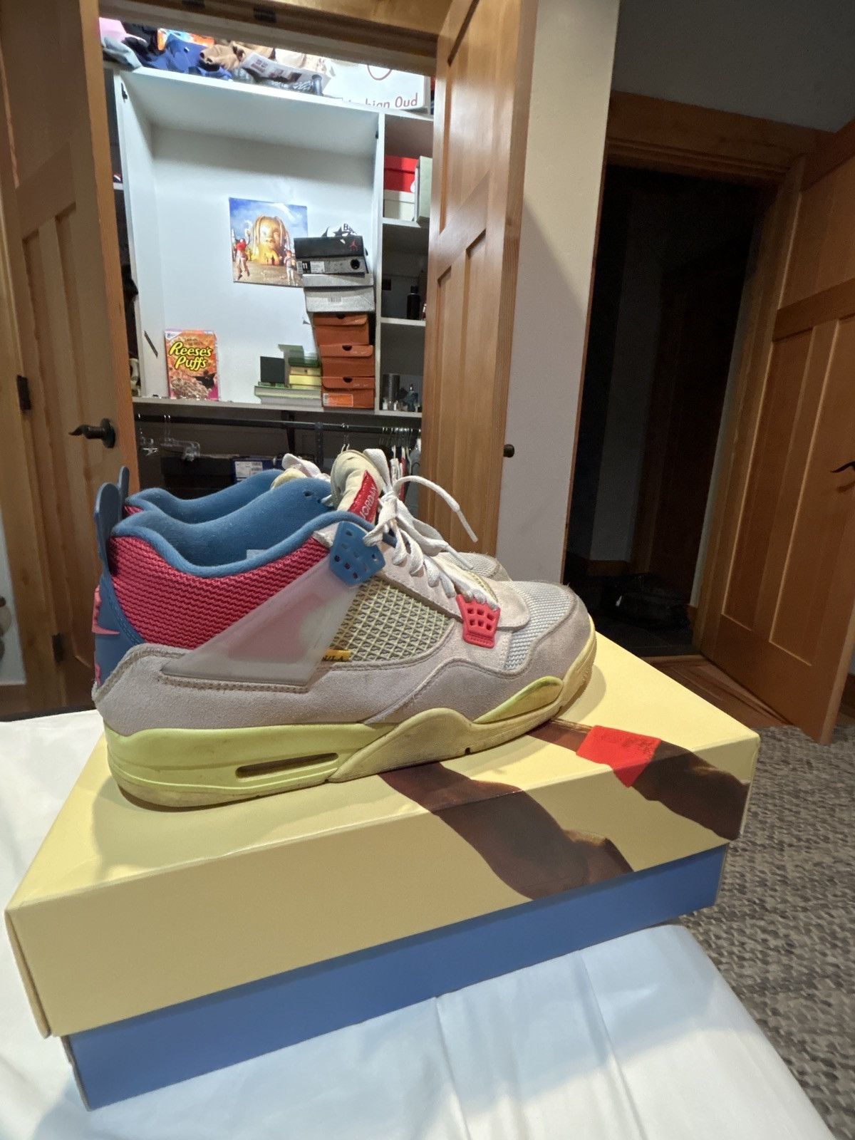 Jordan Brand Air Jordan 4 Union Guava ice Size US 11 / EU 44 - 3 Thumbnail