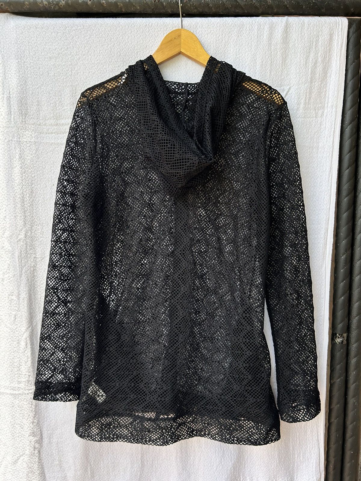 Japanese Brand Japanese open fishnet zip hoodie Ifsix lgb style Size US L / EU 52-54 / 3 - 9 Thumbnail