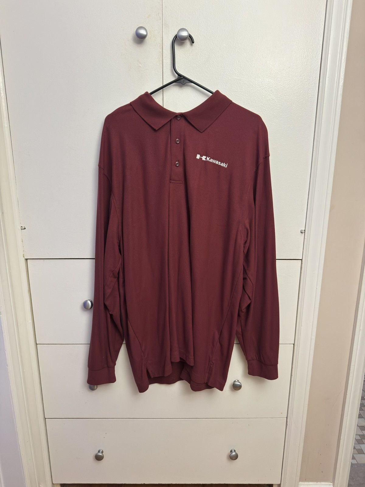Other Kawasaki Long Sleeve Cotton Polo Shirt Size US XXL / EU 58 / 5 - 1 Preview