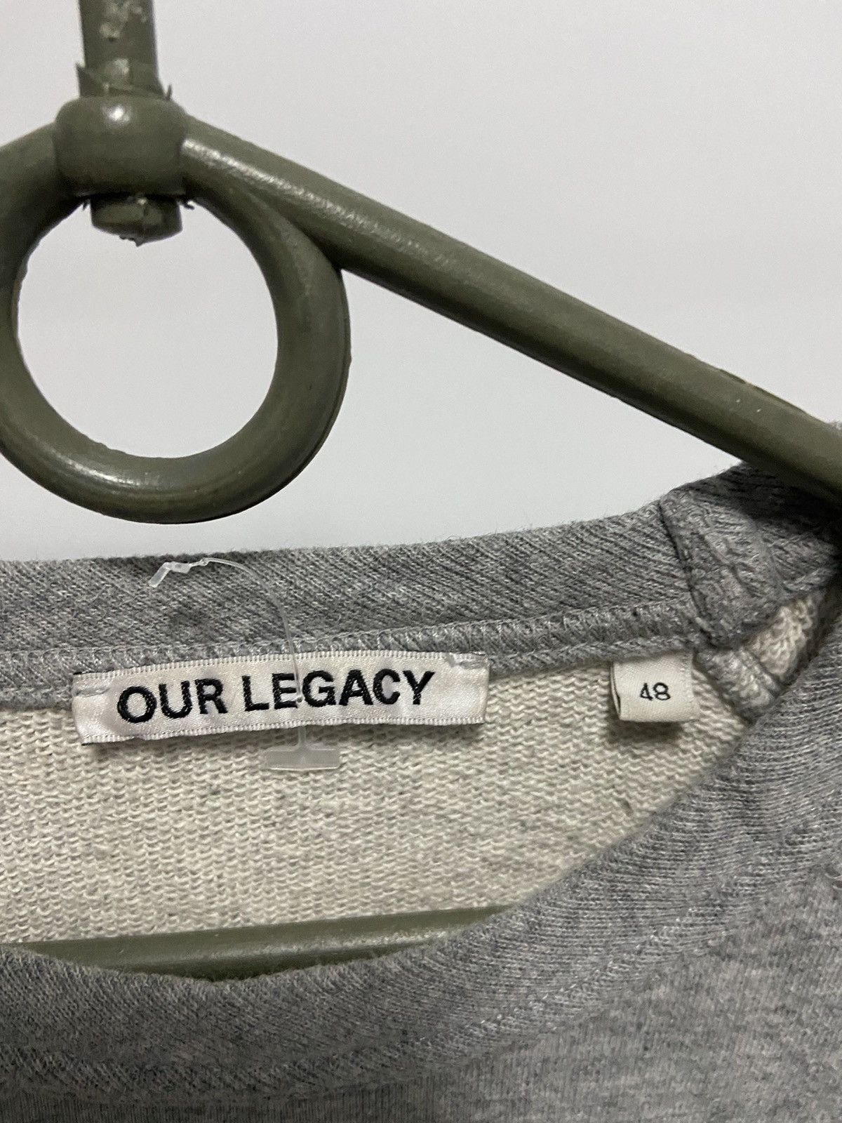 Our Legacy × Vintage Our Legacy grey melange loop sweat vintage sweatshirt Size US M / EU 48-50 / 2 - 4 Thumbnail