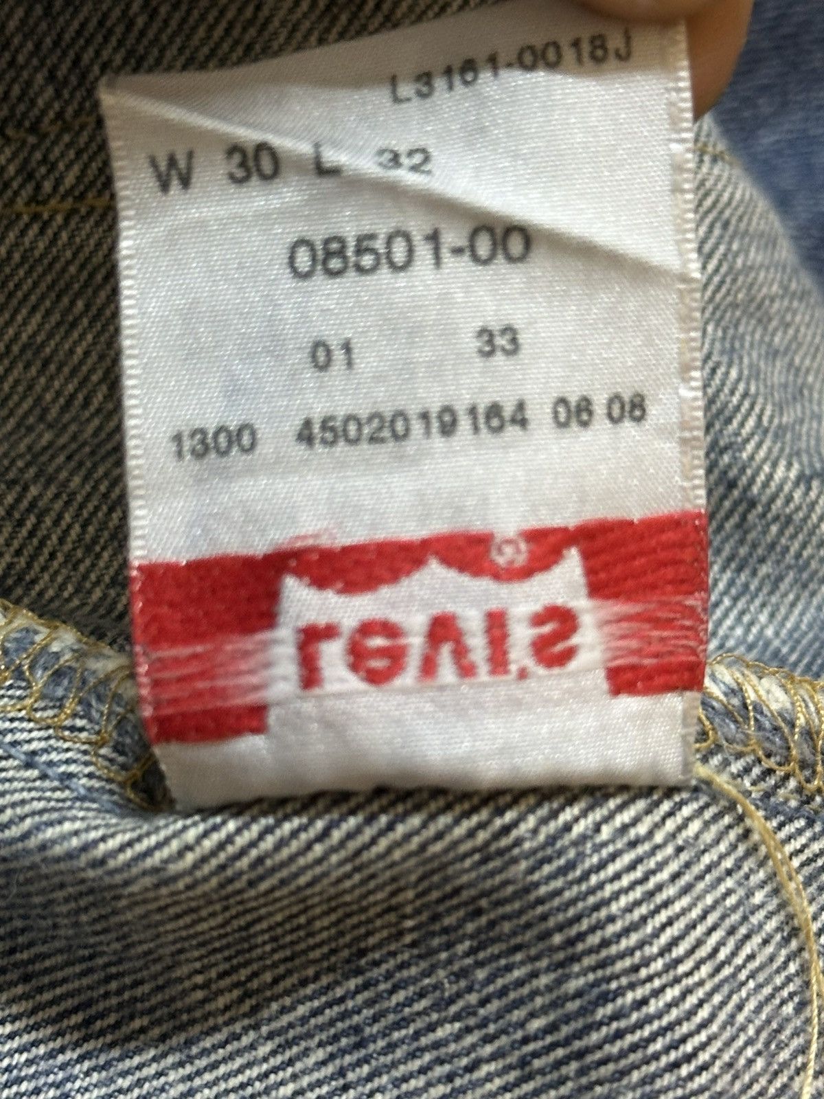 Levi's Vintage Levis 501 Blue Faded Wash Distressed Style Jeans Size US 30 / EU 46 - 12 Thumbnail