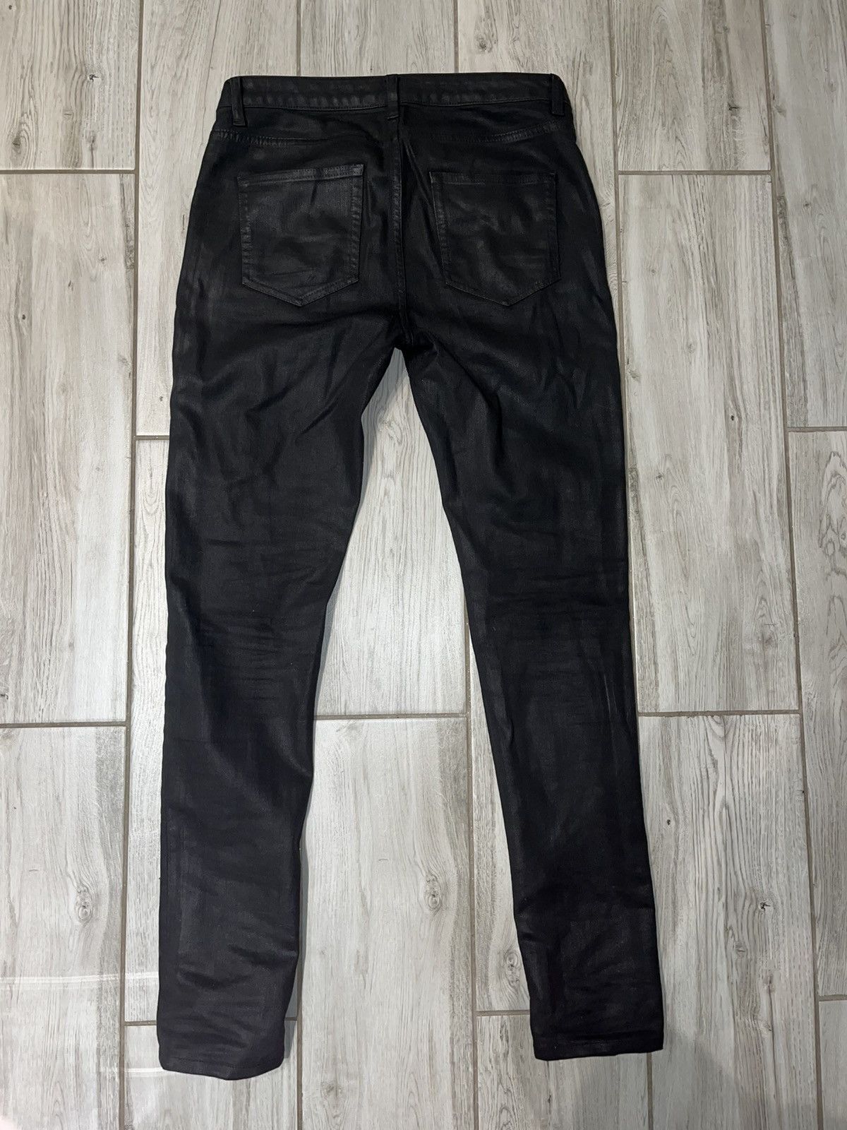 Saint Laurent Paris Waxed SLP Jeans Size US 30 / EU 46 - 4 Thumbnail