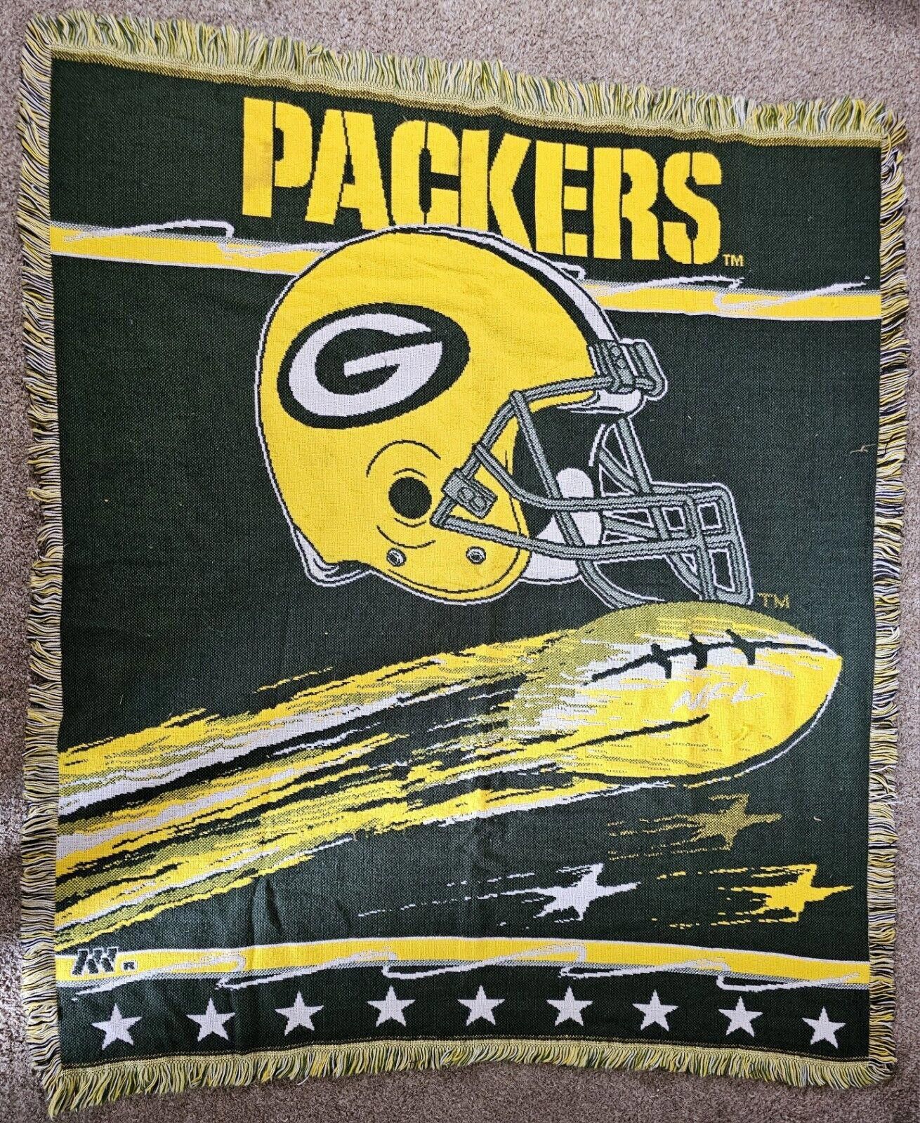 Designer Green Bay Packers NFL Northwest Throw Blanket APPROX 48x55” Size ONE SIZE - 1 Thumbnail