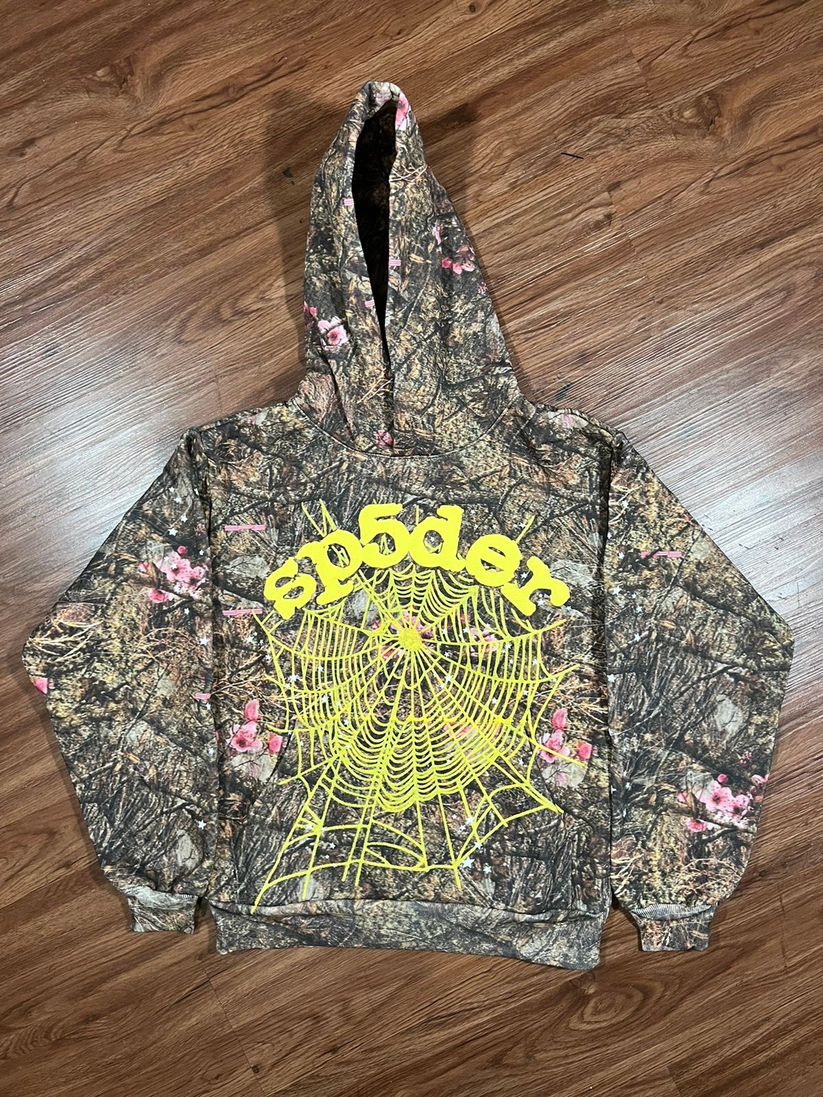 Pre-owned Spider Worldwide X Young Thug Sp5der Spiderworldwide Og Web Real Tree Camo Hoodie In Realtree