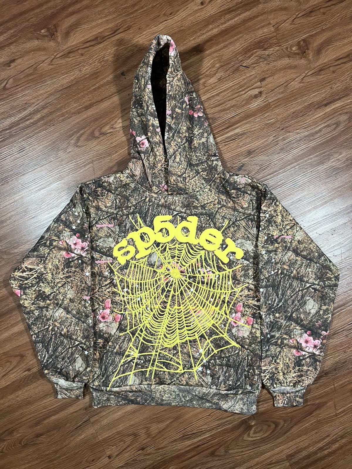 image of Spider Worldwide x Young Thug Sp5Der Spiderworldwide OG Web Real Tree Camo Hoodie in Realtree (Size