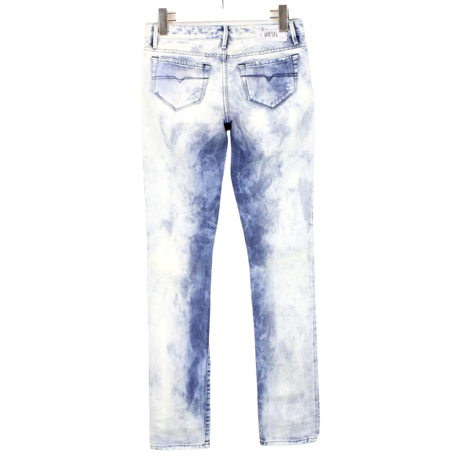 Diesel DIESEL Myboy Regular Slim-Straight Low Waist 0827B Jeans Women's W25/L34 Blue Denim Casual Winter Spring Summer Autumn Men/Women? Size 42" / US 20 - 2 Thumbnail