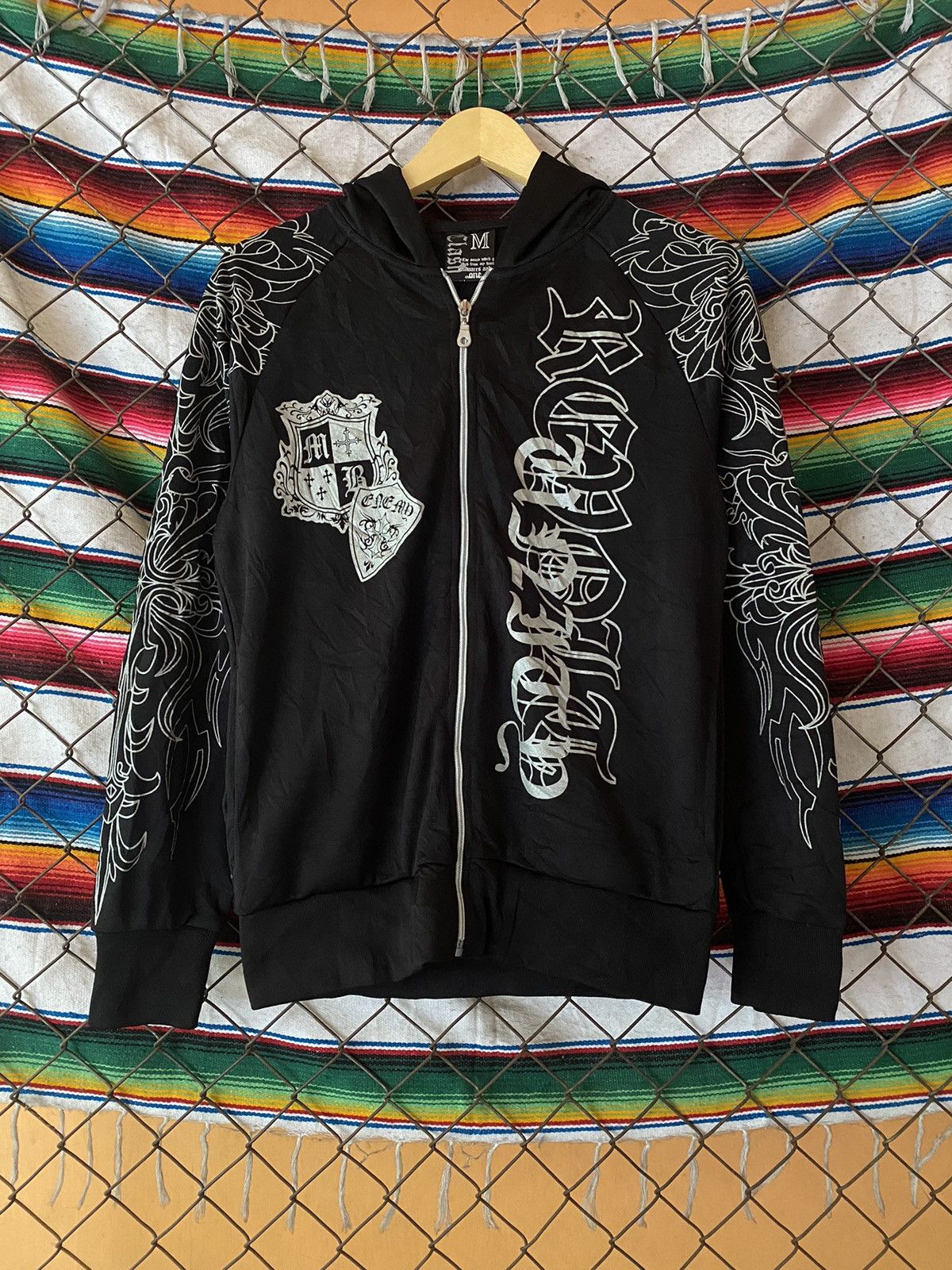 14th Addiction Y2k Clash ahead ifsixwasnine cross nylon zip hoodie Size US M / EU 48-50 / 2 - 2 Thumbnail