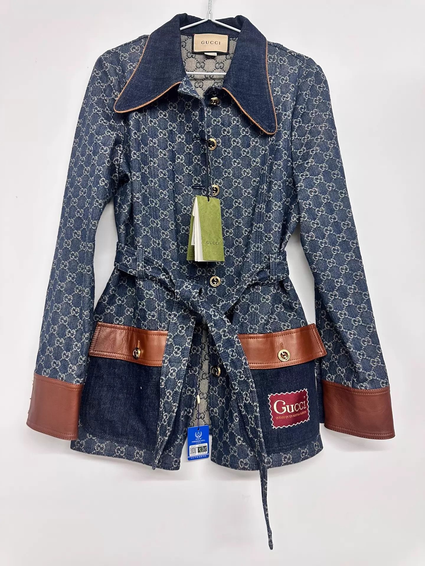 Gucci Gucci All Over Print Jacket New with Tags 46 Size L / US 10 / IT 46 - 1 Thumbnail