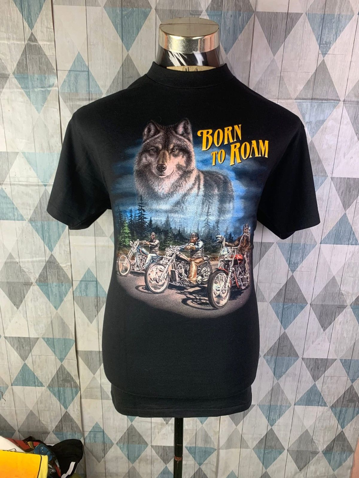 Harley Davidson Vintage Harley Davidson Born to Roam Size US L / EU 52-54 / 3 - 1 Thumbnail
