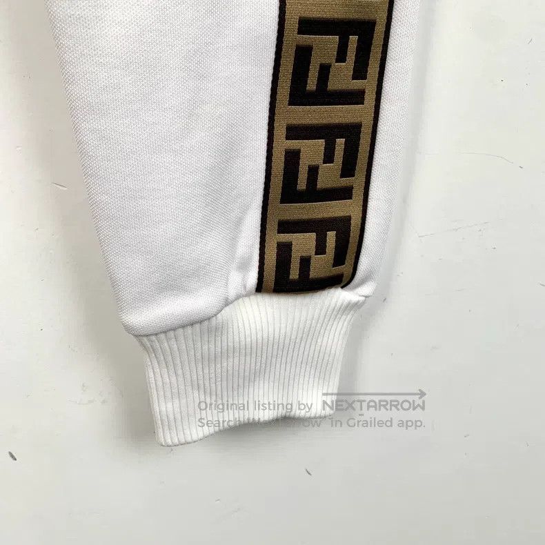 Fendi Fendi White Side Logo Letter Drawstring Leisure Long Pants Size 42" / US 20 - 5 Thumbnail