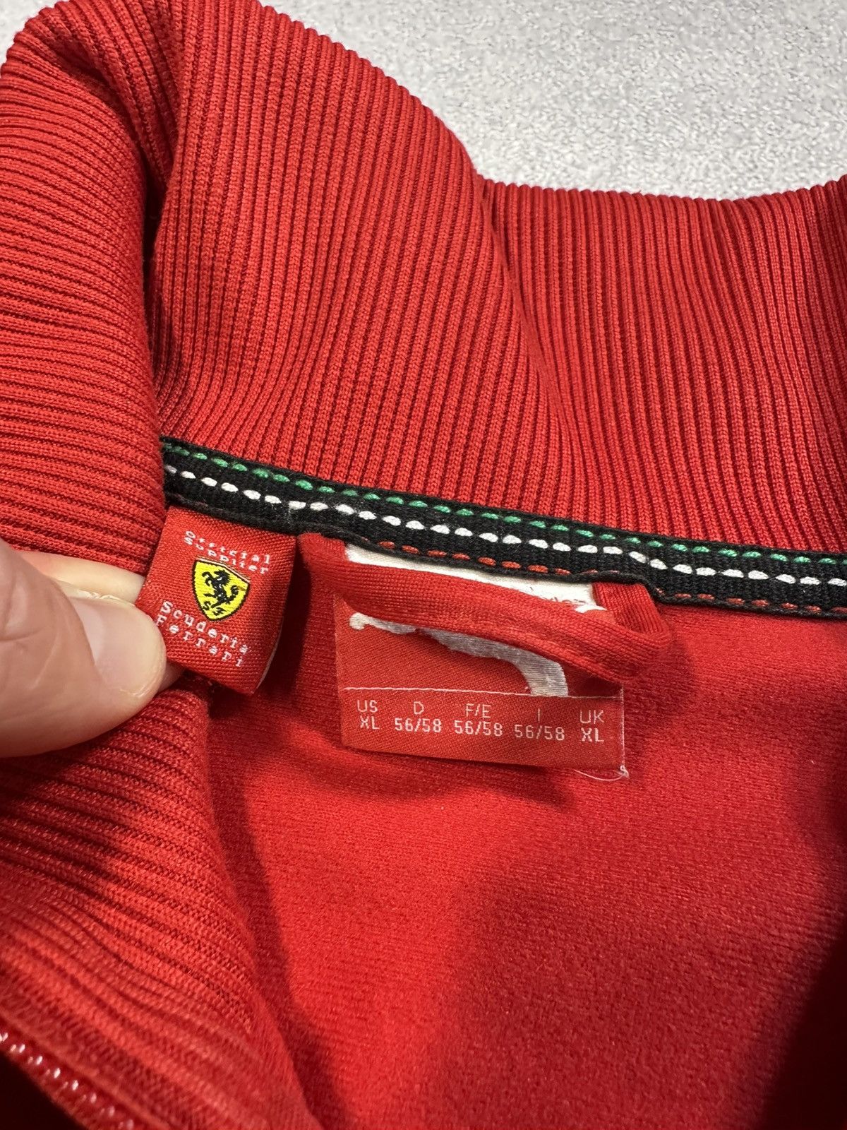 Ferrari Puma Ferrari F-1 Racing Track Jacket Sz XL Size US XL / EU 56 / 4 - 5 Thumbnail