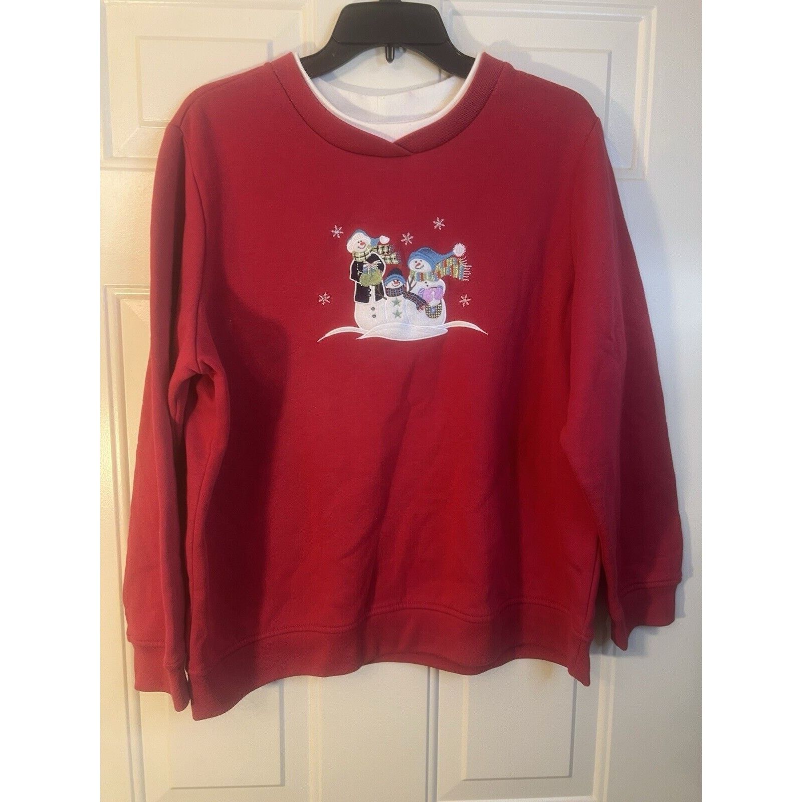 & Other Stories Studio Works Sweatshirt Christmas Ugly Sweater Red XL Size XL / US 12-14 / IT 48-50 - 1 Thumbnail