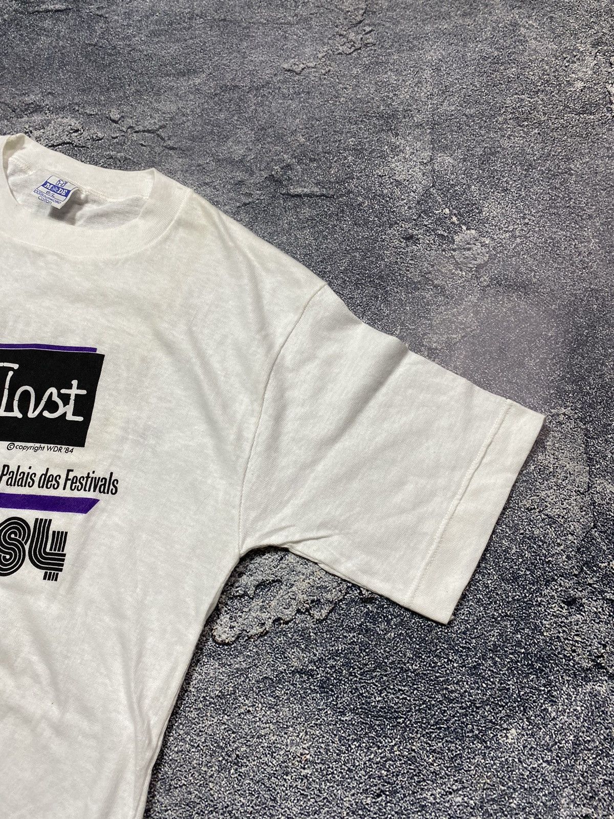Band Tees × Mtv Vintage 1984 Eurovision WDR Canes Tshirt Size US M / EU 48-50 / 2 - 3 Thumbnail