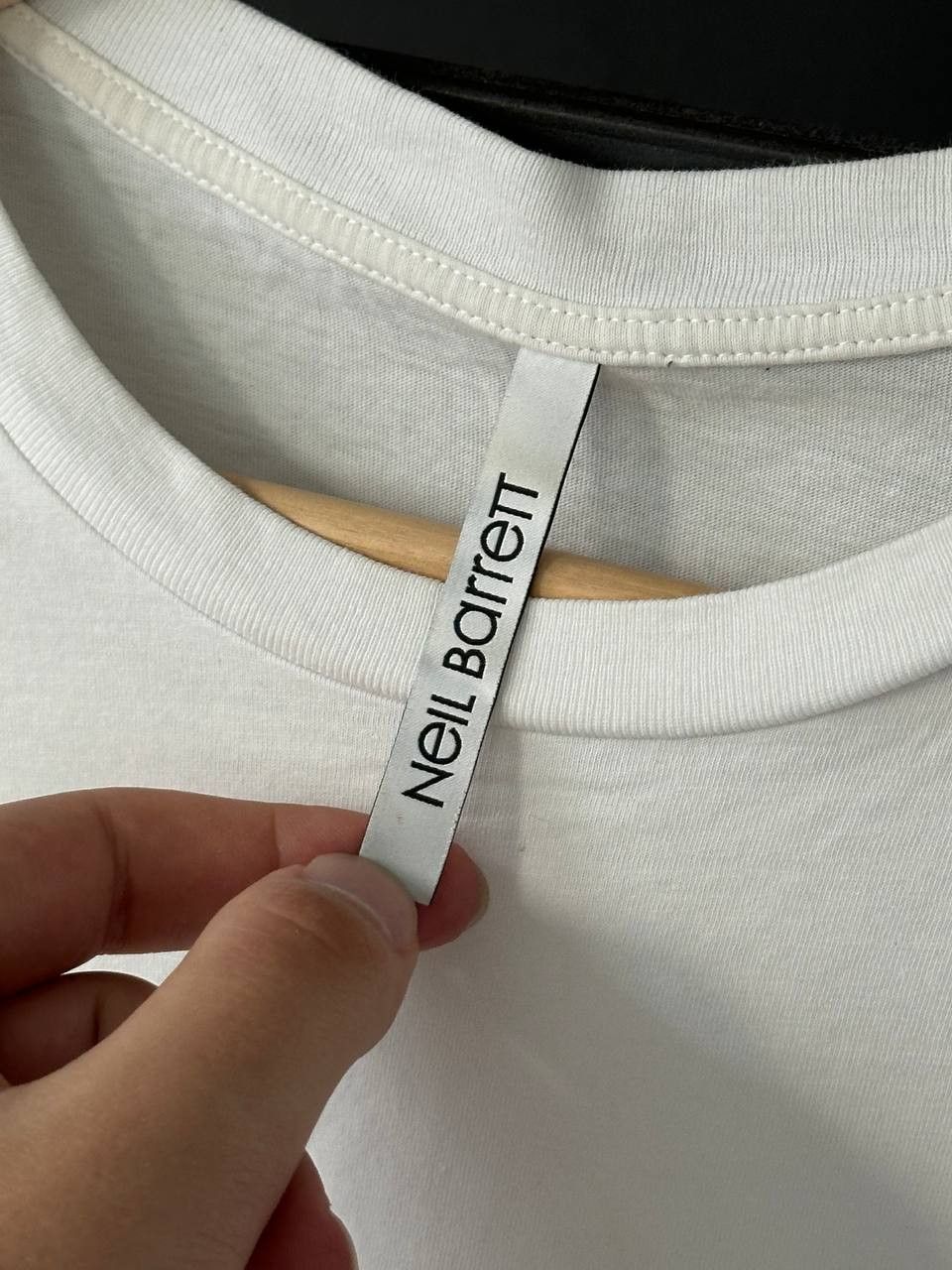Neil Barrett Neil Barrett Thunderbolt White T-Shirt Size US L / EU 52-54 / 3 - 6 Thumbnail