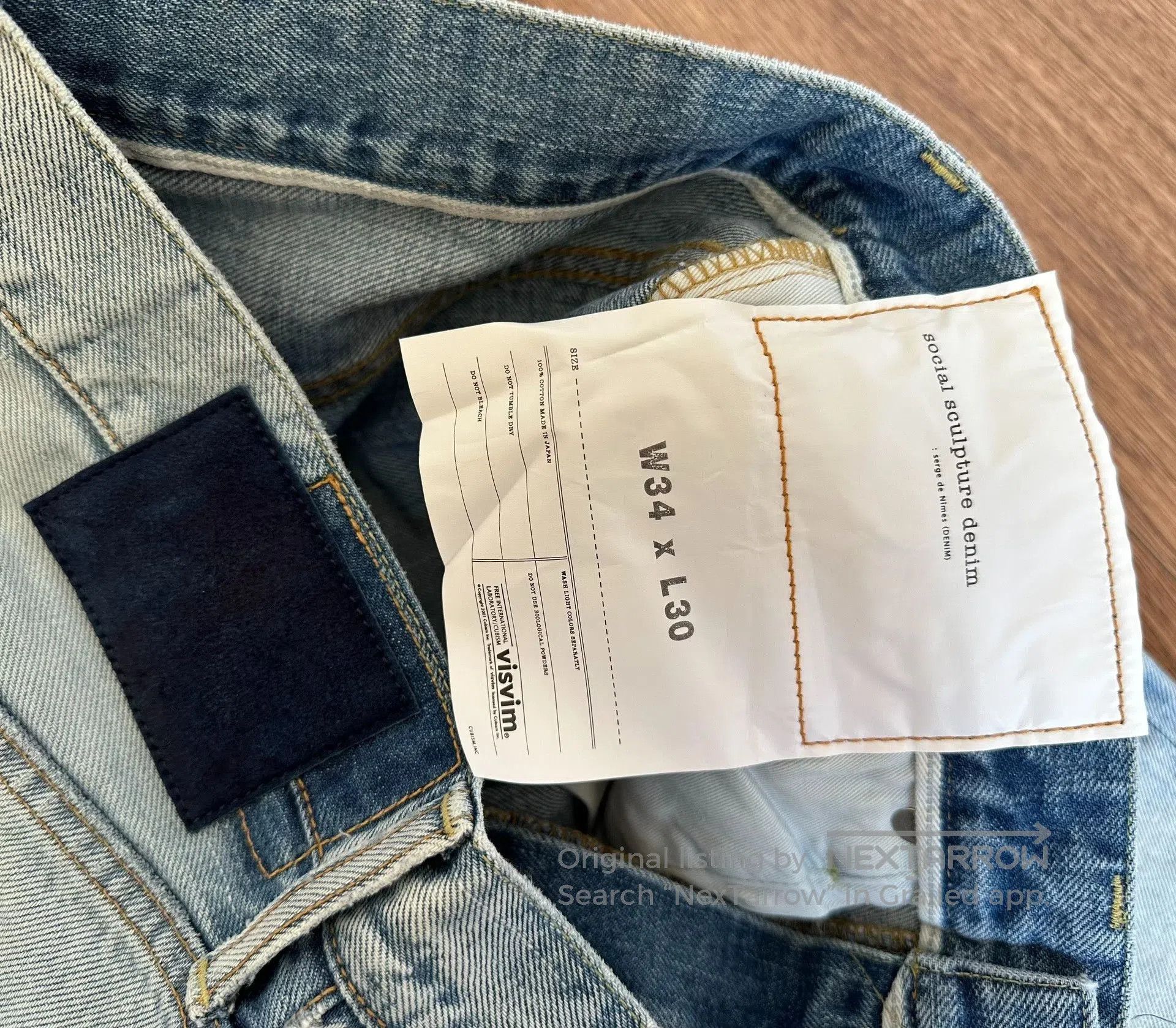 Visvim visvim damaged social sculpture denim pants. Size US 34 / EU 50 - 3 Thumbnail
