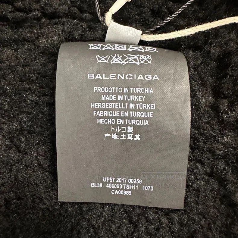 Balenciaga Balenciaga Black Shearling Jacket. Size US M / EU 48-50 / 2 - 4 Thumbnail