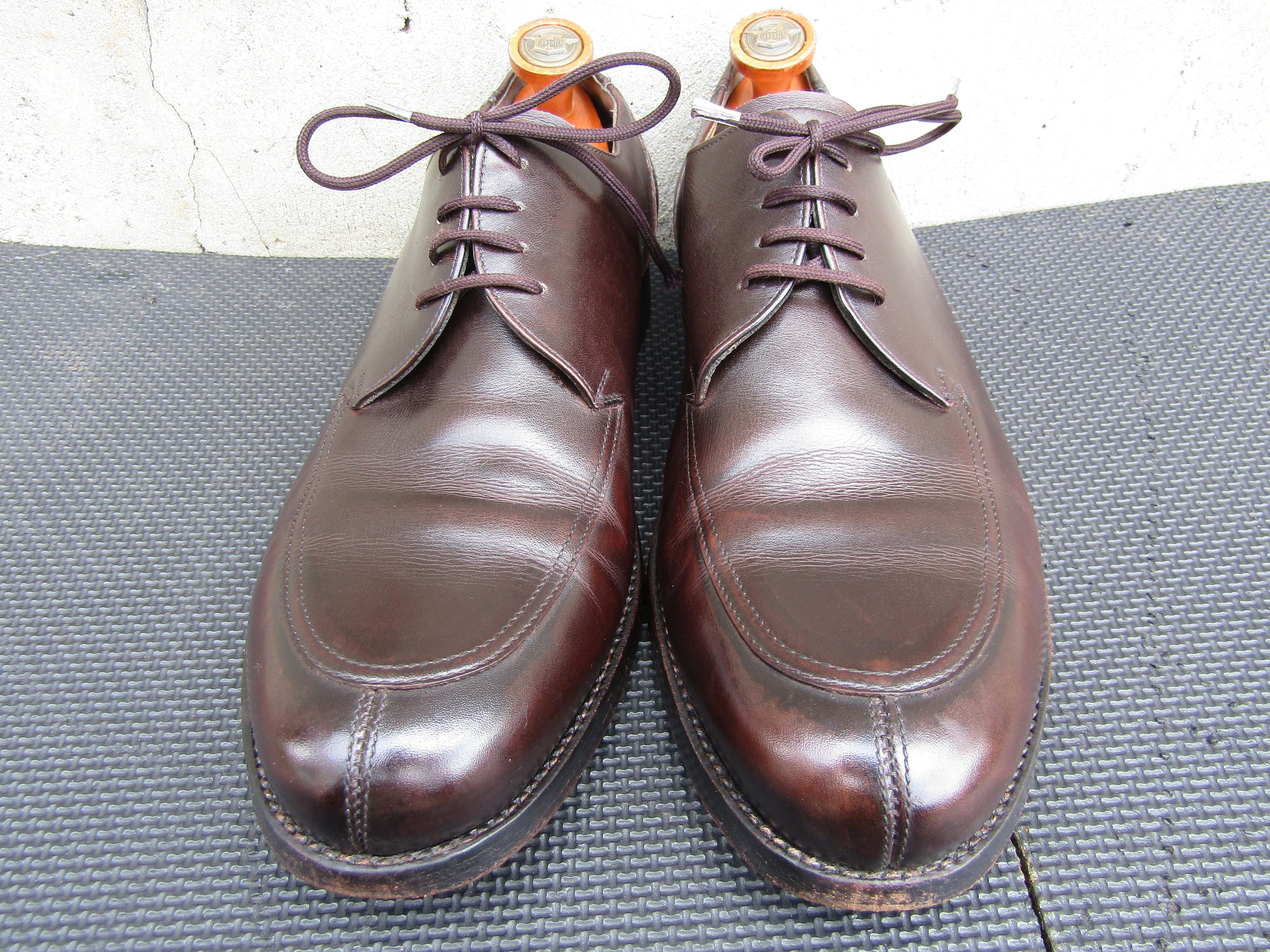 Heinrich Dinkelacker Heinrich Dinkelacker Leather Mens Brogue Dress Split Toe Size US 11 / EU 44 - 4 Thumbnail