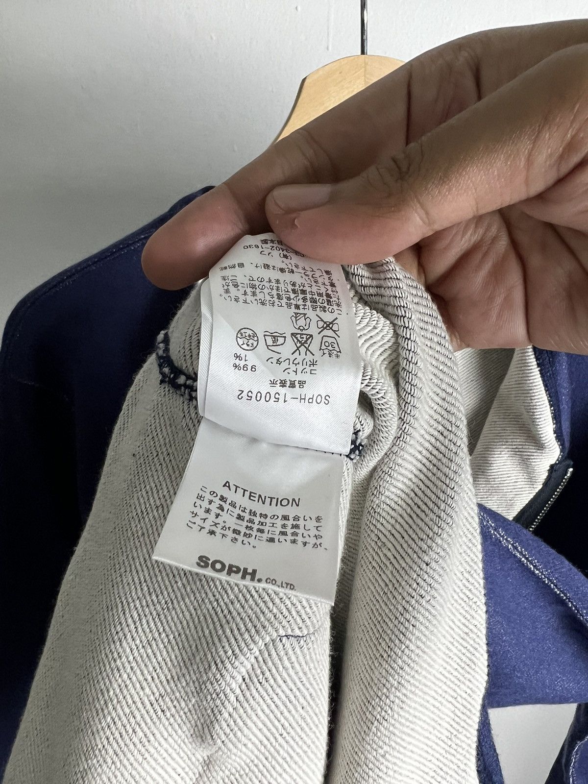 Japanese Brand × Sophnet. × uniform experiment Vintage 2000s Sophnet Indigo Blue Zipper Jackets Size US M / EU 48-50 / 2 - 8 Thumbnail