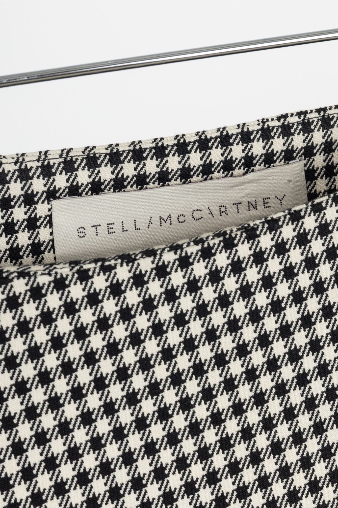 Stella McCartney Stella McCartney PF14 Claudia Dogtooth Cotton Tulip Skirt Size 27" / US 4 / IT 40 - 4 Thumbnail