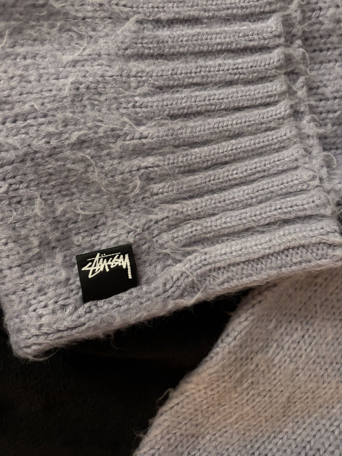 Stussy Stussy Brushed Cardigan ‘Lavender’ Size US M / EU 48-50 / 2 - 8 Thumbnail