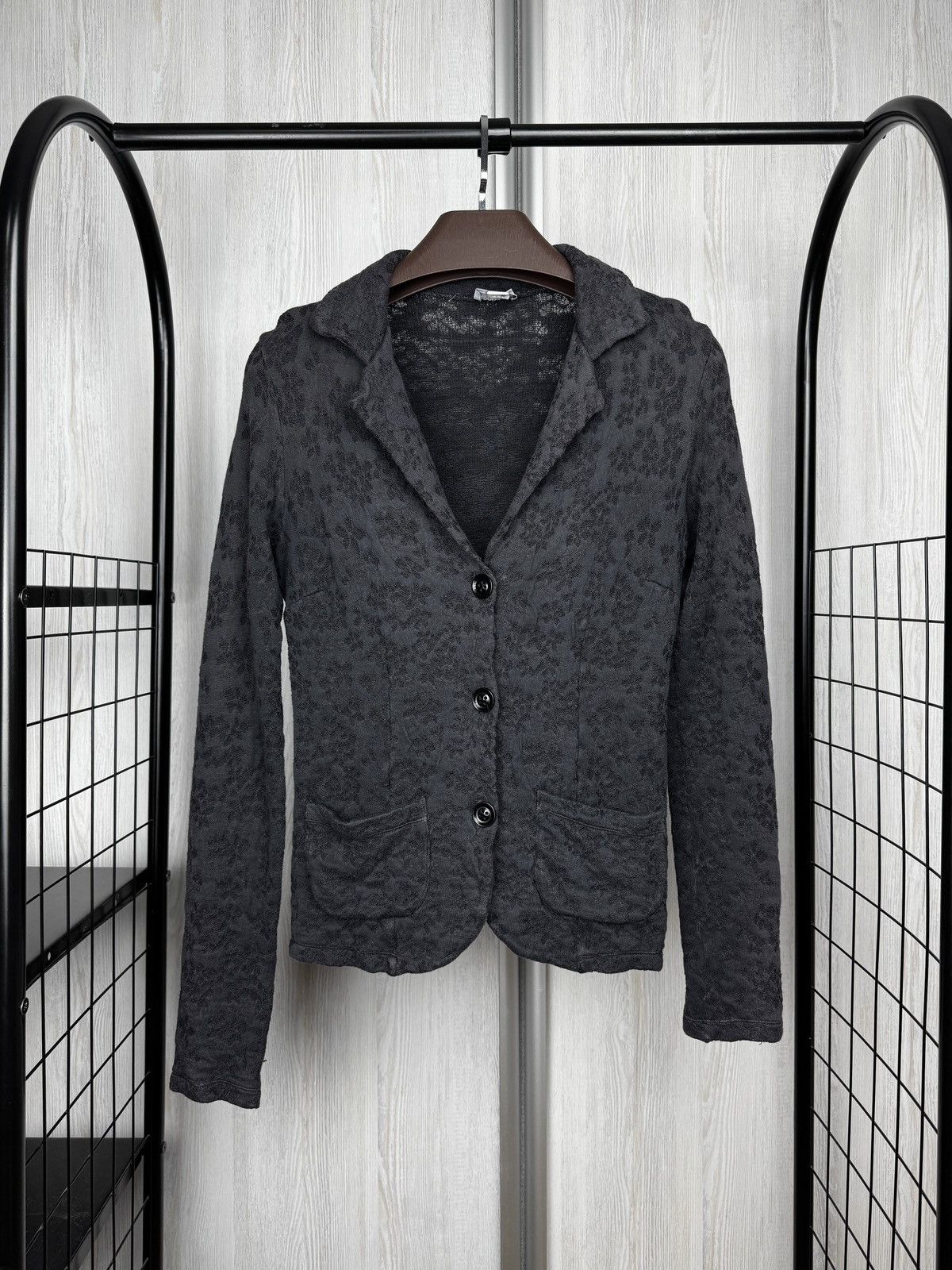 Transit Transit Par Such black avant garde linen blend Blazer Size XS / US 0-2 / IT 36-38 - 1 Thumbnail