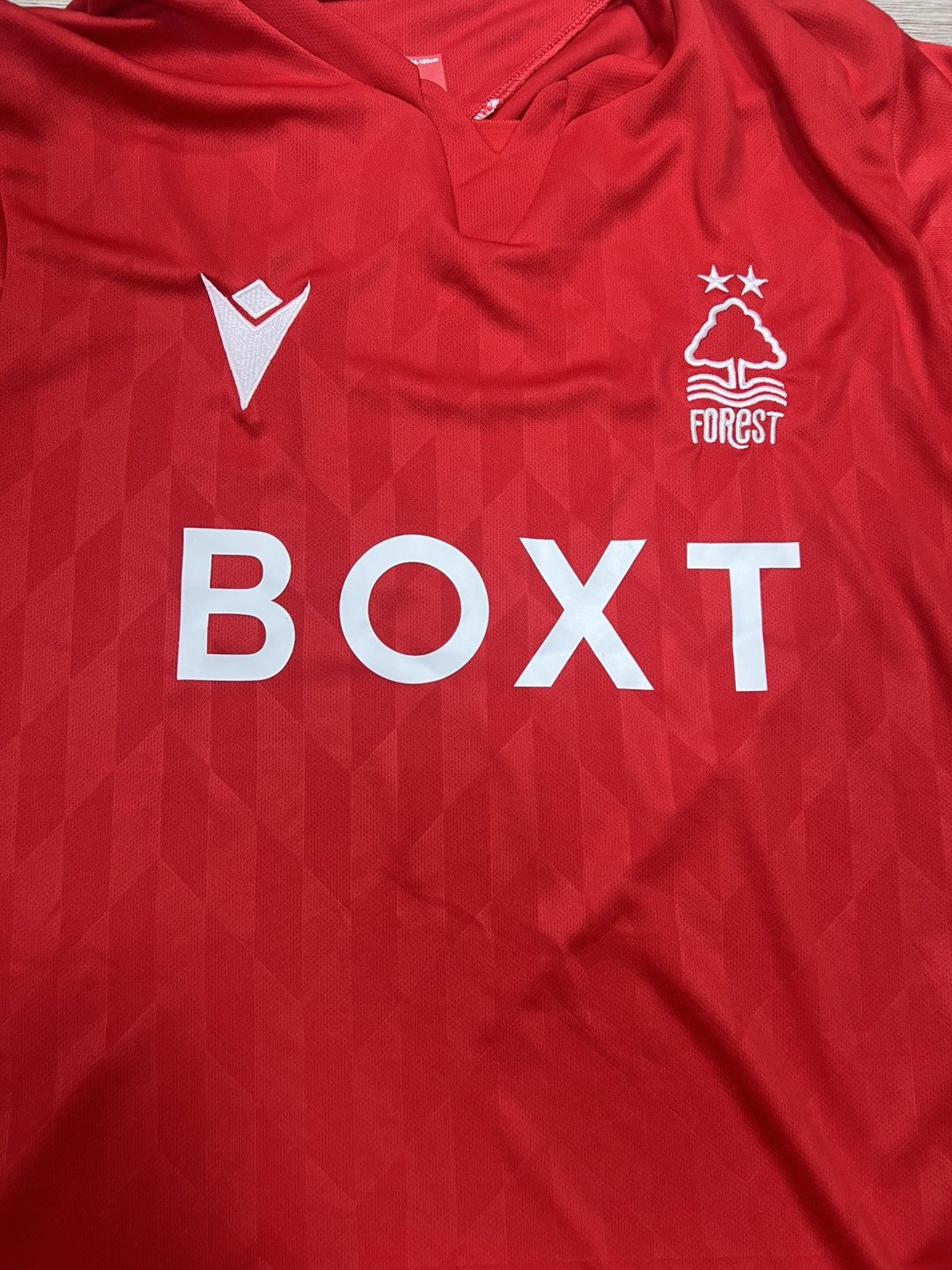 Macron Official Nottingham Forest football kit by Macron ❤️🌲 Size US XL / EU 56 / 4 - 3 Thumbnail