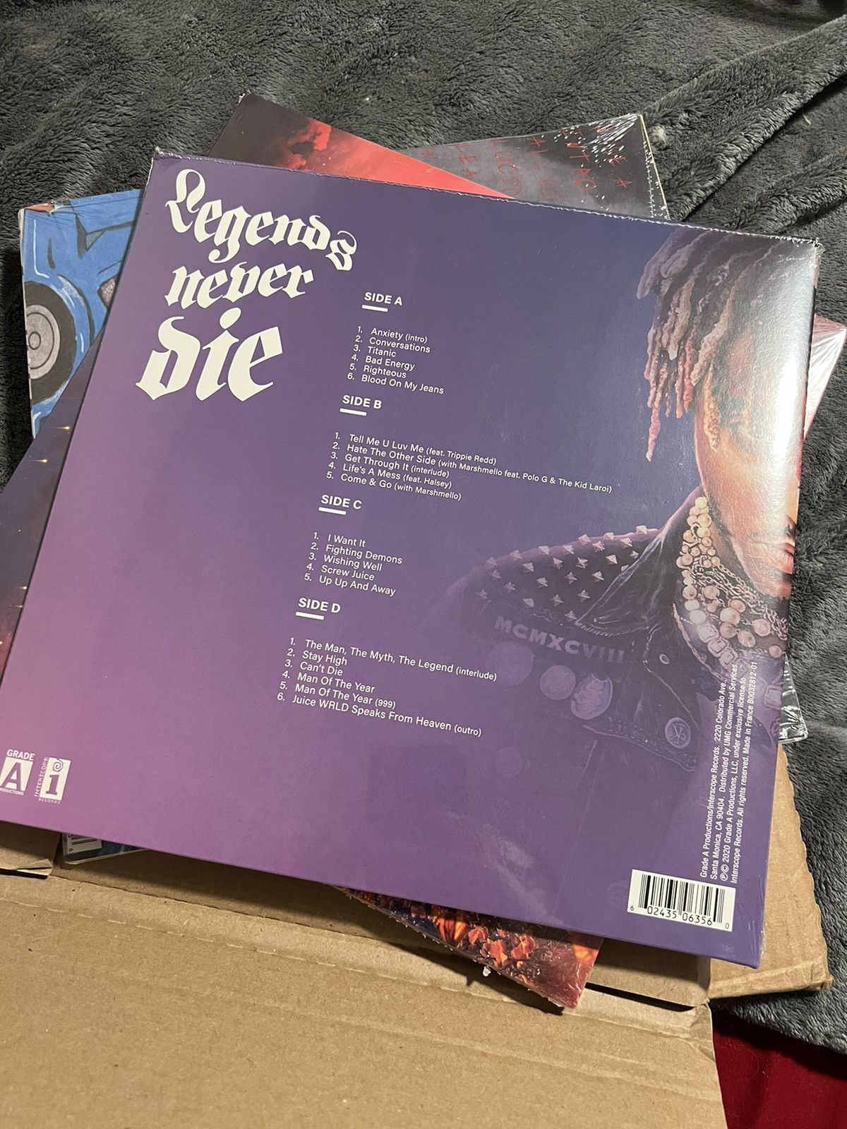 Juice Wrld Legends Never high quality Die Vinyl