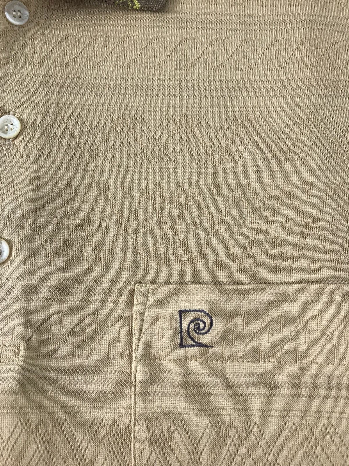 Pierre Cardin 90s Pierre Cardin Paris Tricot Single Pocket Polo Tee Size US M / EU 48-50 / 2 - 5 Thumbnail