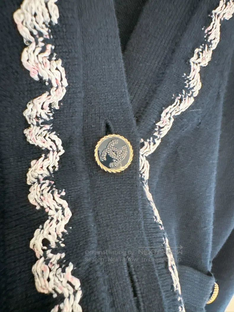 Chanel Chanel 21P Spring and Summer Preview Navy Blue Ultra-long Size XXS / US 00 / IT 34 - 7 Thumbnail