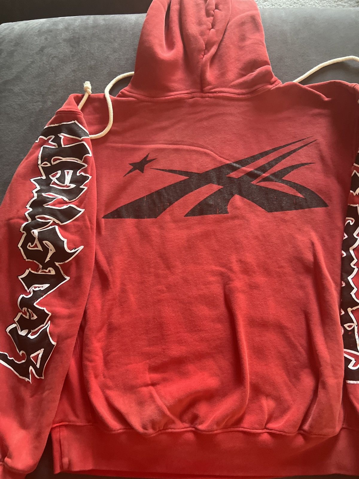 HELLSTAR Hellstar holloween capsule airbrush red hoodie Size US L / EU 52-54 / 3 - 5 Thumbnail
