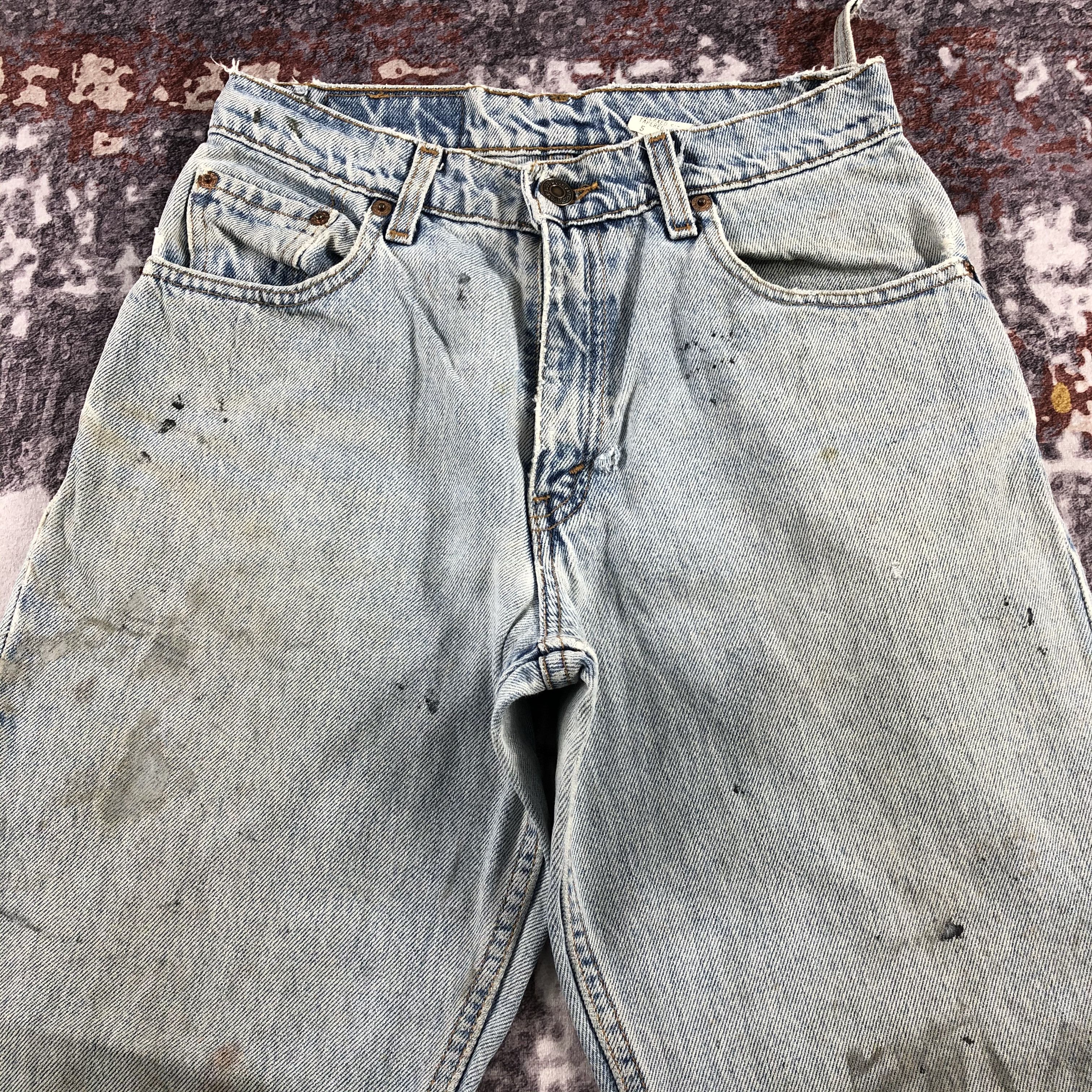 Levi's × Vintage Vintage 90s Blue Wash Levis 550 Jeans-JM2458 Size US 27 - 3 Thumbnail