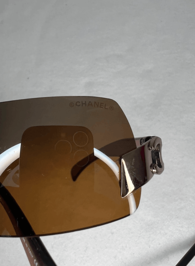Chanel Chanel Sunglasses 4048 Rhinestone CC 4017 Rimless Vintage Size ONE SIZE - 7 Thumbnail