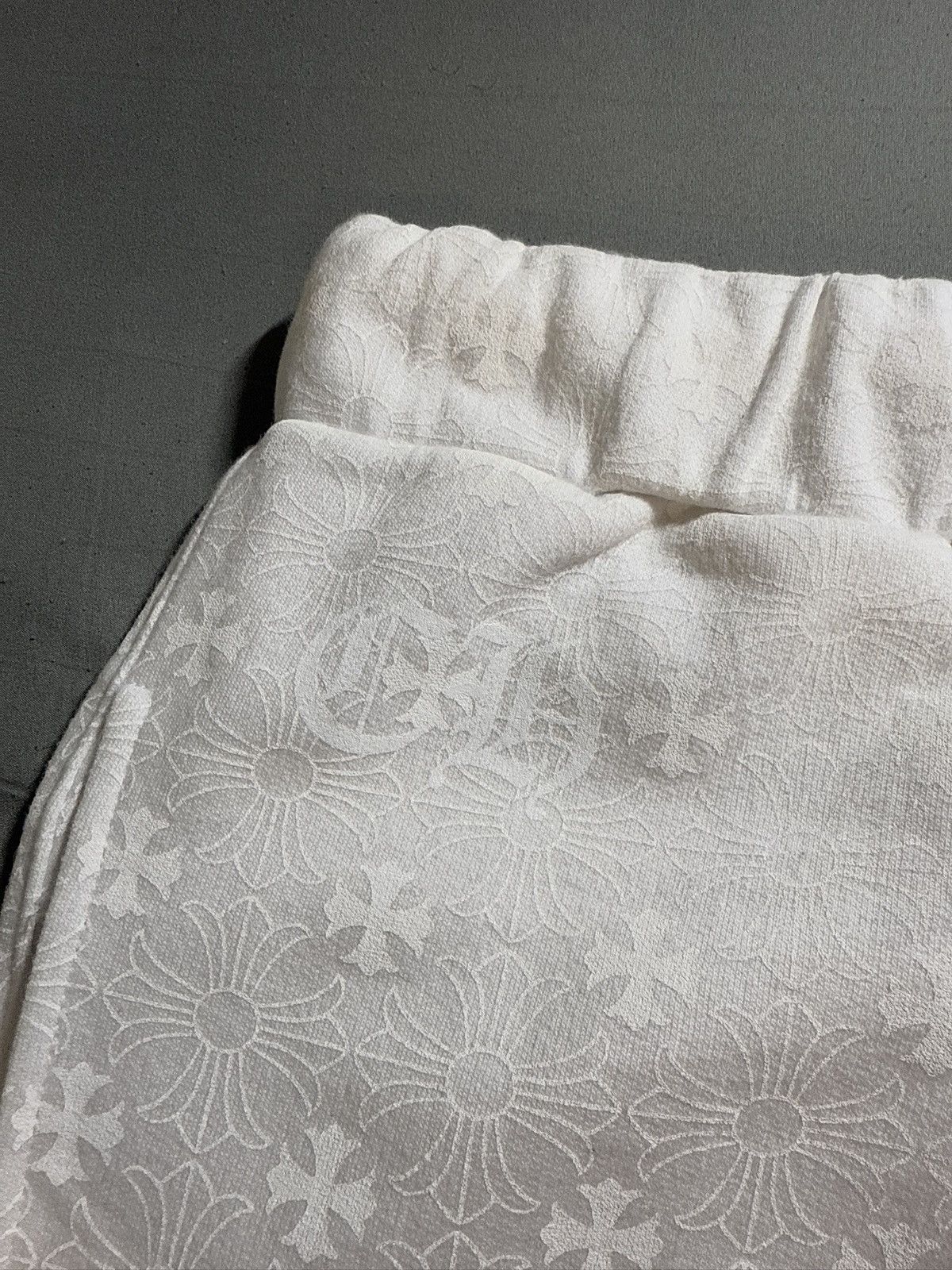 Chrome Hearts Chrome hearts white monogram sweats LARGE Size US 36 / EU 52 - 3 Thumbnail