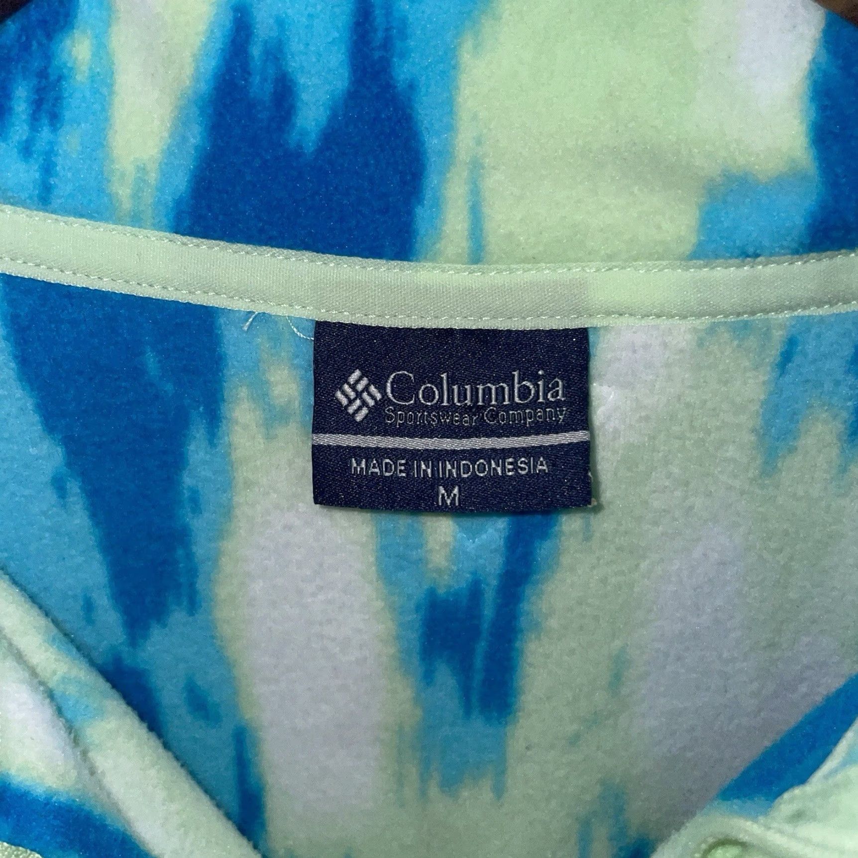 Vintage Columbia Jacket Womens Size M Blue Half-Zip PFG Pullover Polyester Outdoor Basic Further? Size M / US 6-8 / IT 42-44 - 4 Thumbnail