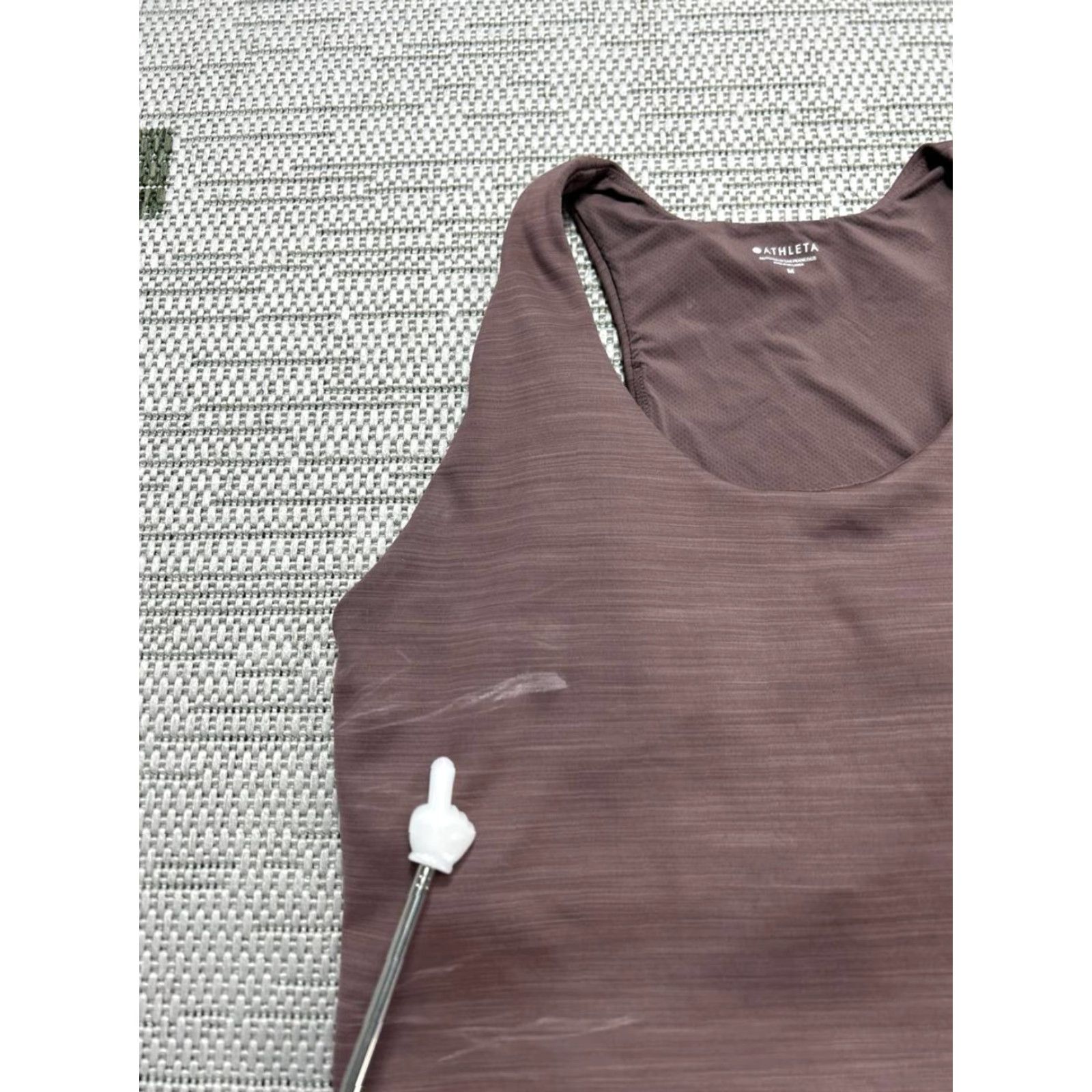 Athleta Athleta Shirt Womens Medium Brown Running Tank Top Sleeveless Racerback Athletic Fit Size M / US 6-8 / IT 42-44 - 4 Thumbnail