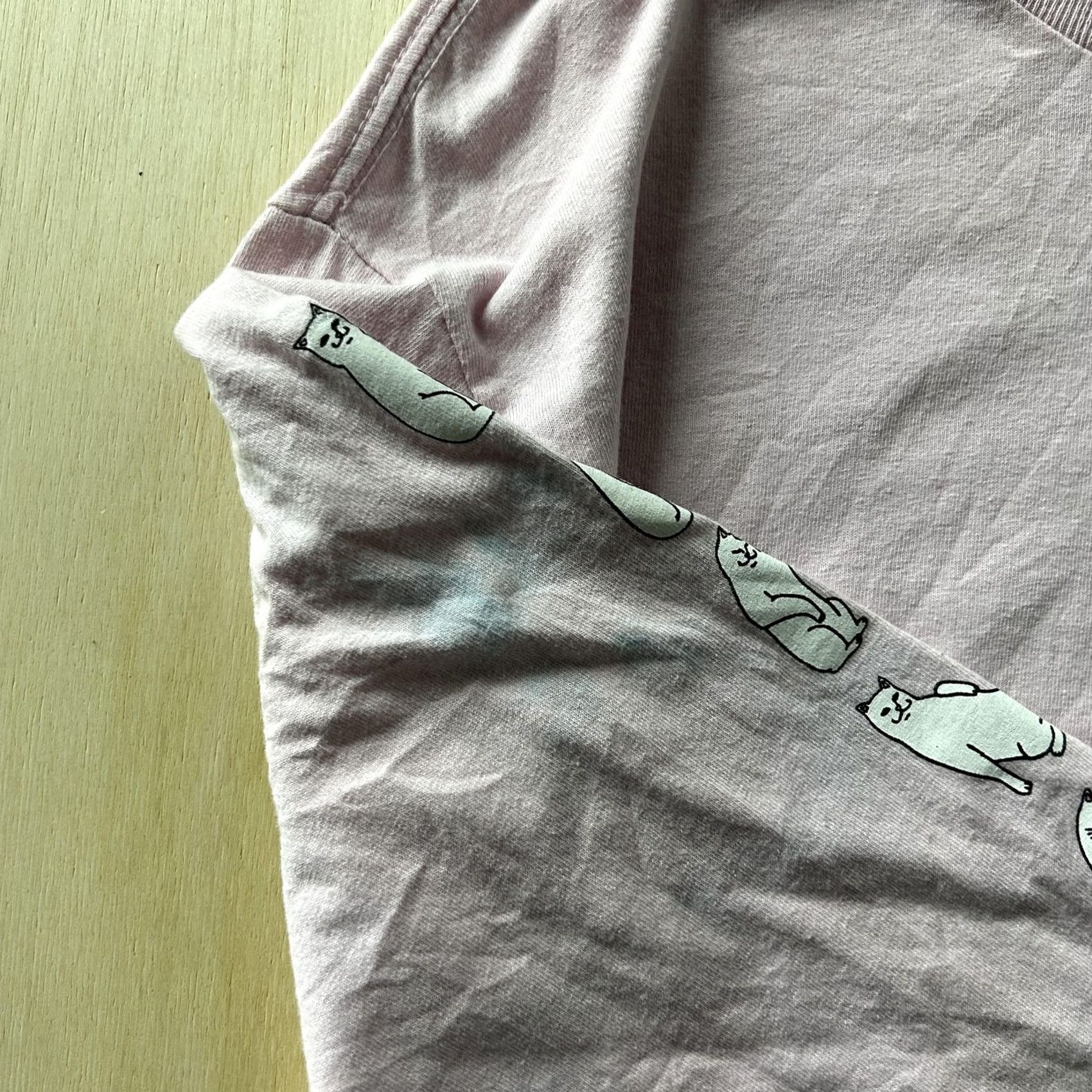 RIPNDIP RIPNDIP Shirt Mens Large Pink Long Sleeve Cat Graphic Streetwear Skateboard Size US L / EU 52-54 / 3 - 4 Thumbnail