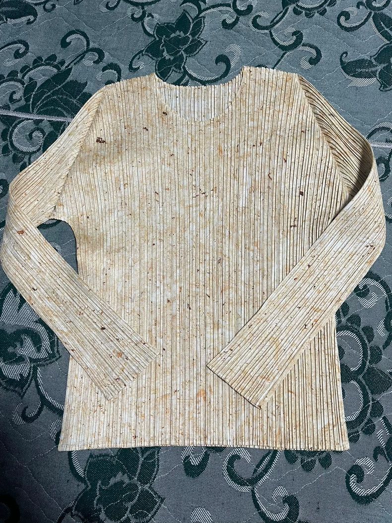 Issey Miyake issey miyake size:3 Marble-patterned top 2505-Nextarrow Size XXS / US 00 / IT 34 - 1 Thumbnail