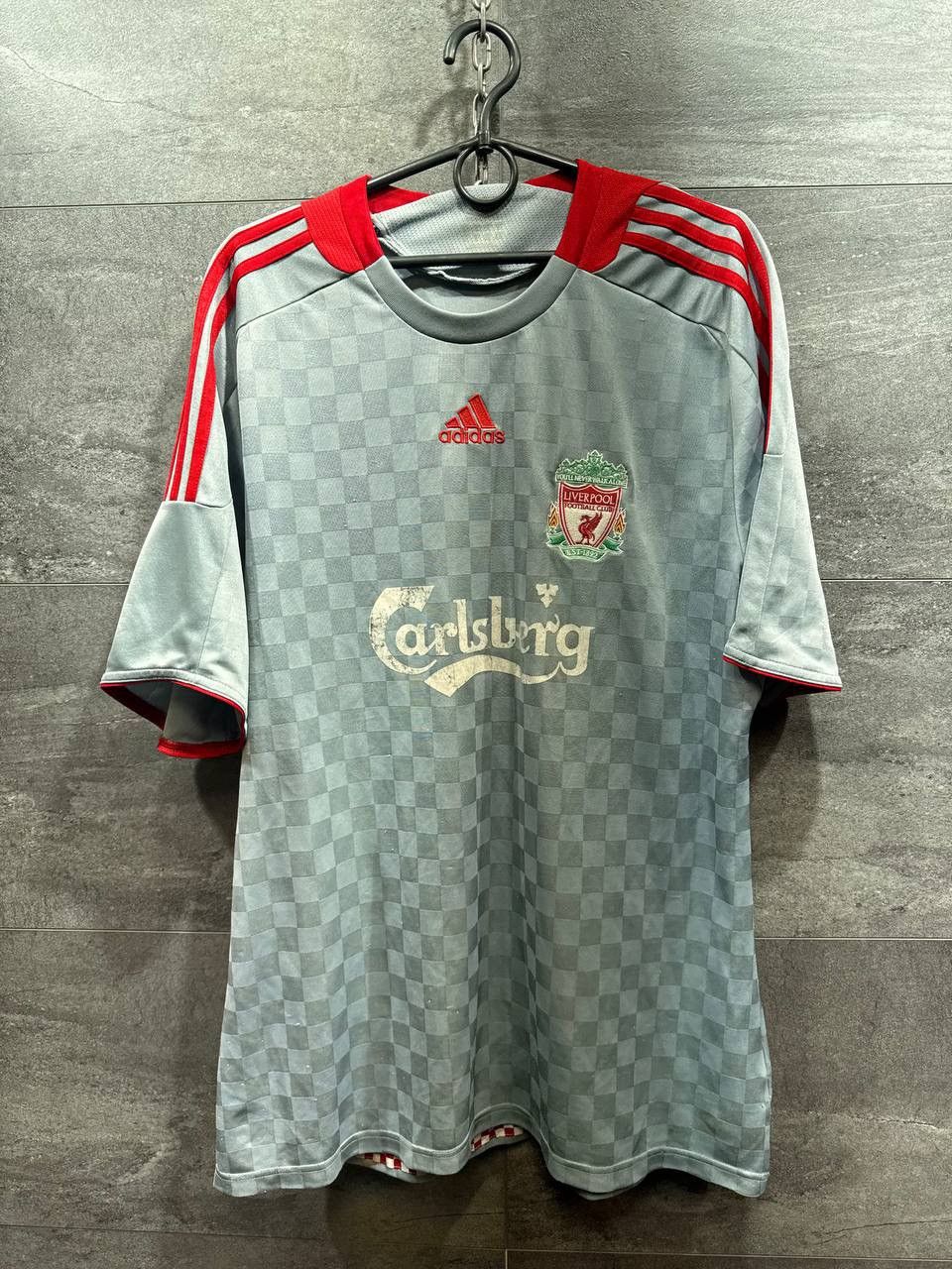 Adidas Liverpool 2008 2009 Away Shirt Football Soccer Jersey Adidas Size US L / EU 52-54 / 3 - 1 Thumbnail