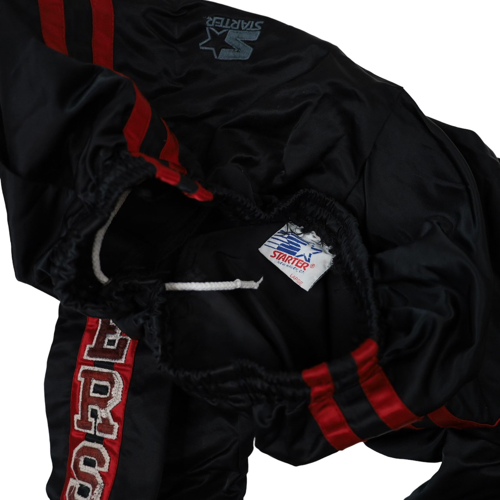 NBA × Starter × Vintage Vintage Starter Portland Blazers Embroidered Spellout Pants Size US 30 / EU 46 - 4 Thumbnail