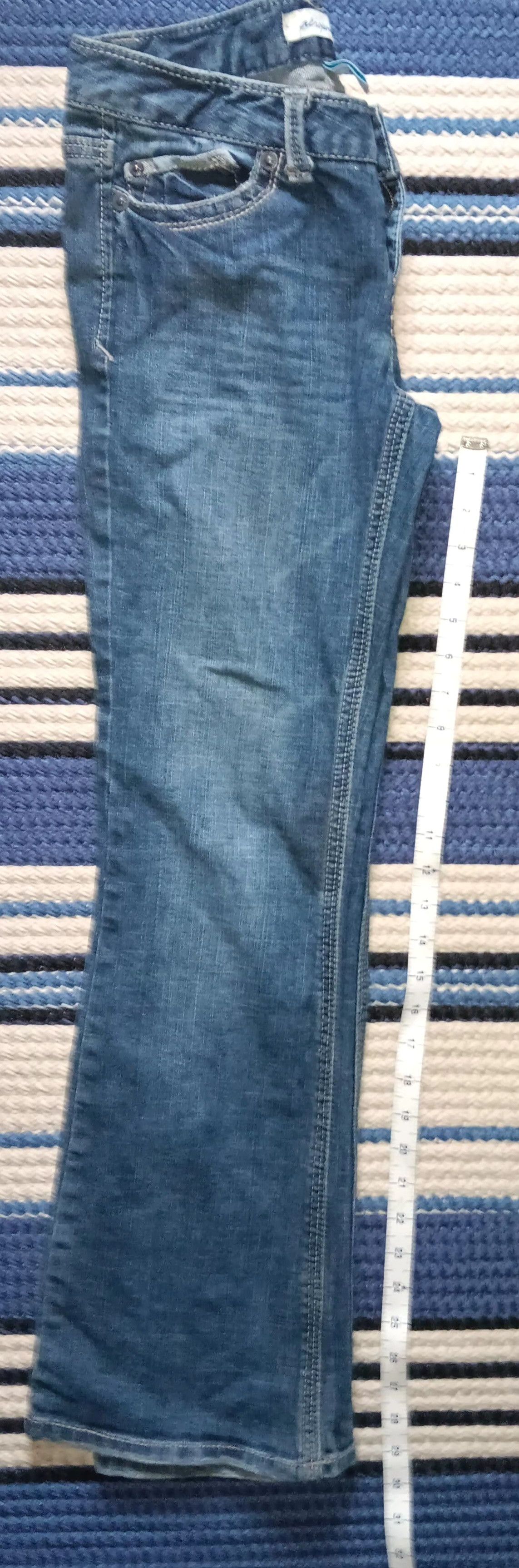 Aeropostale AEROPOSTAL HAILEY SKINNY FLARE JEANS. JUNIORS SIZE 1/2. Size 24" / US 00 / IT 34 - 3 Thumbnail