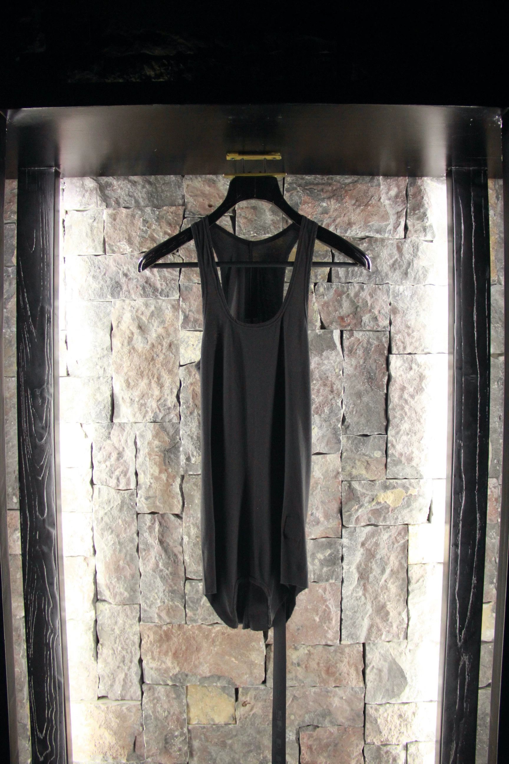 Rick Owens Rick Owens Black Tank Top Men xs Size US XS / EU 42 / 0 - 1 Thumbnail