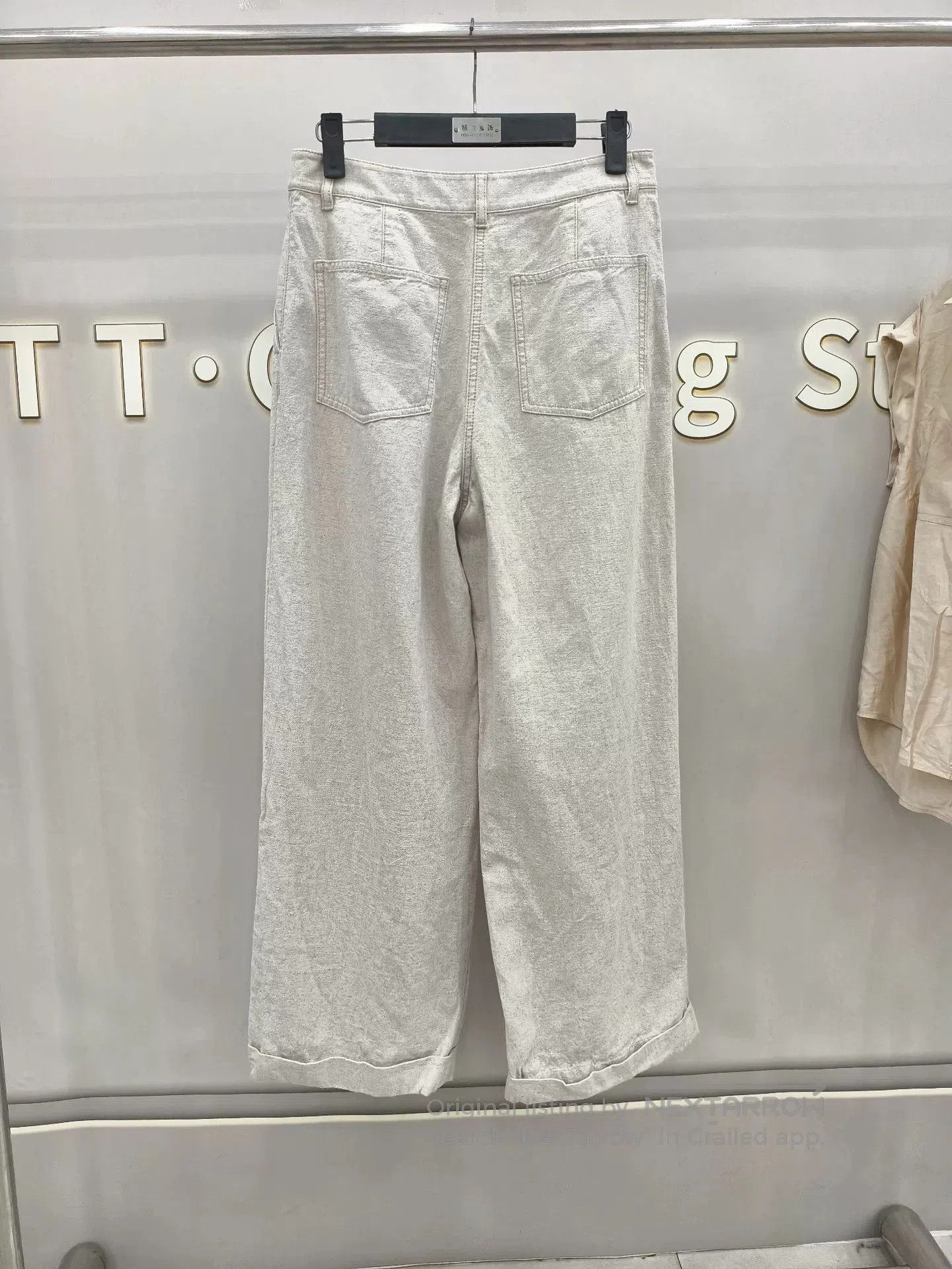 Japanese Brand Casual Loose Linen Pants for Spring/Summer. Size US 28 / EU 44 - 2 Thumbnail