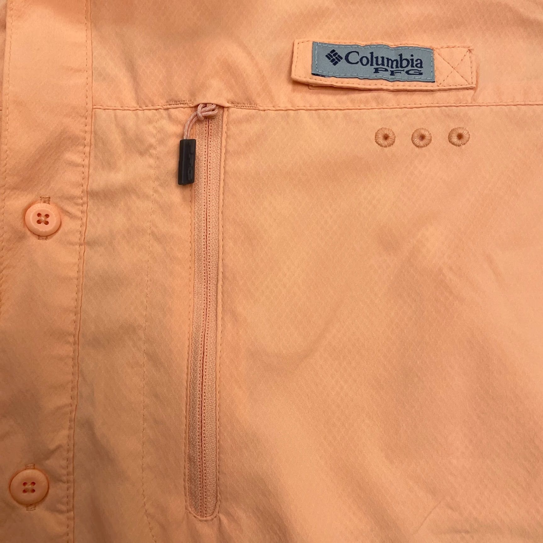 Vintage Columbia PFG Omni Shade Tamiami Shirt Mens XL Orange Short Sleeve Button-Up Pocket Top Size US XL / EU 56 / 4 - 7 Thumbnail