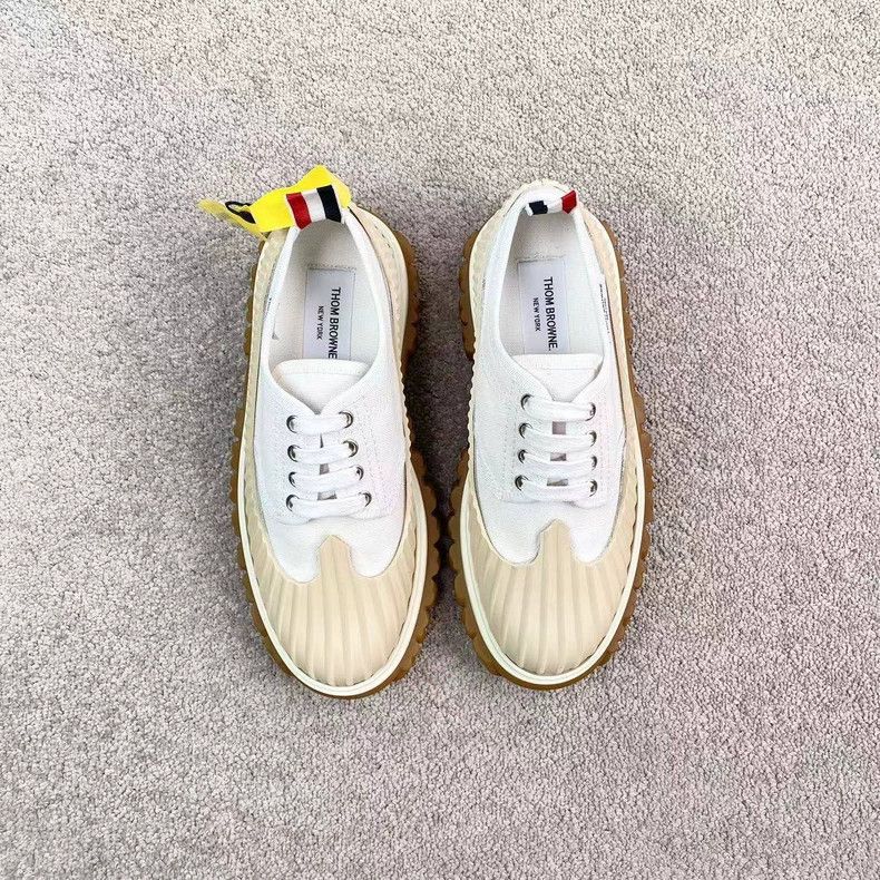 Thom Browne Thom Browne White sneakers Size US 6.5 / IT 36.5 - 3 Thumbnail