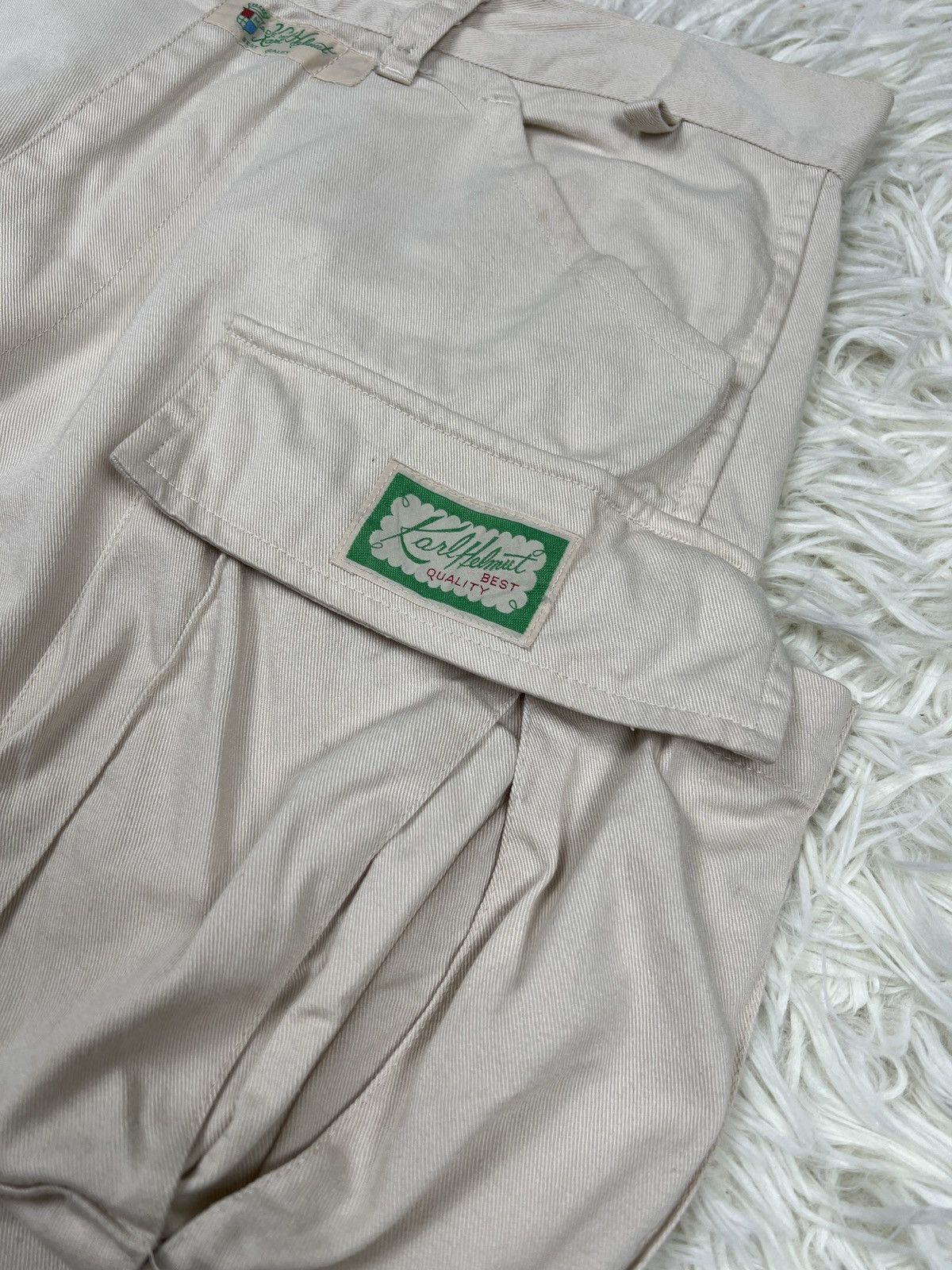 Designer × Karl Helmut × Vintage Vintage Karl Helmut Cargo Short Pants Size US 32 / EU 48 - 5 Thumbnail